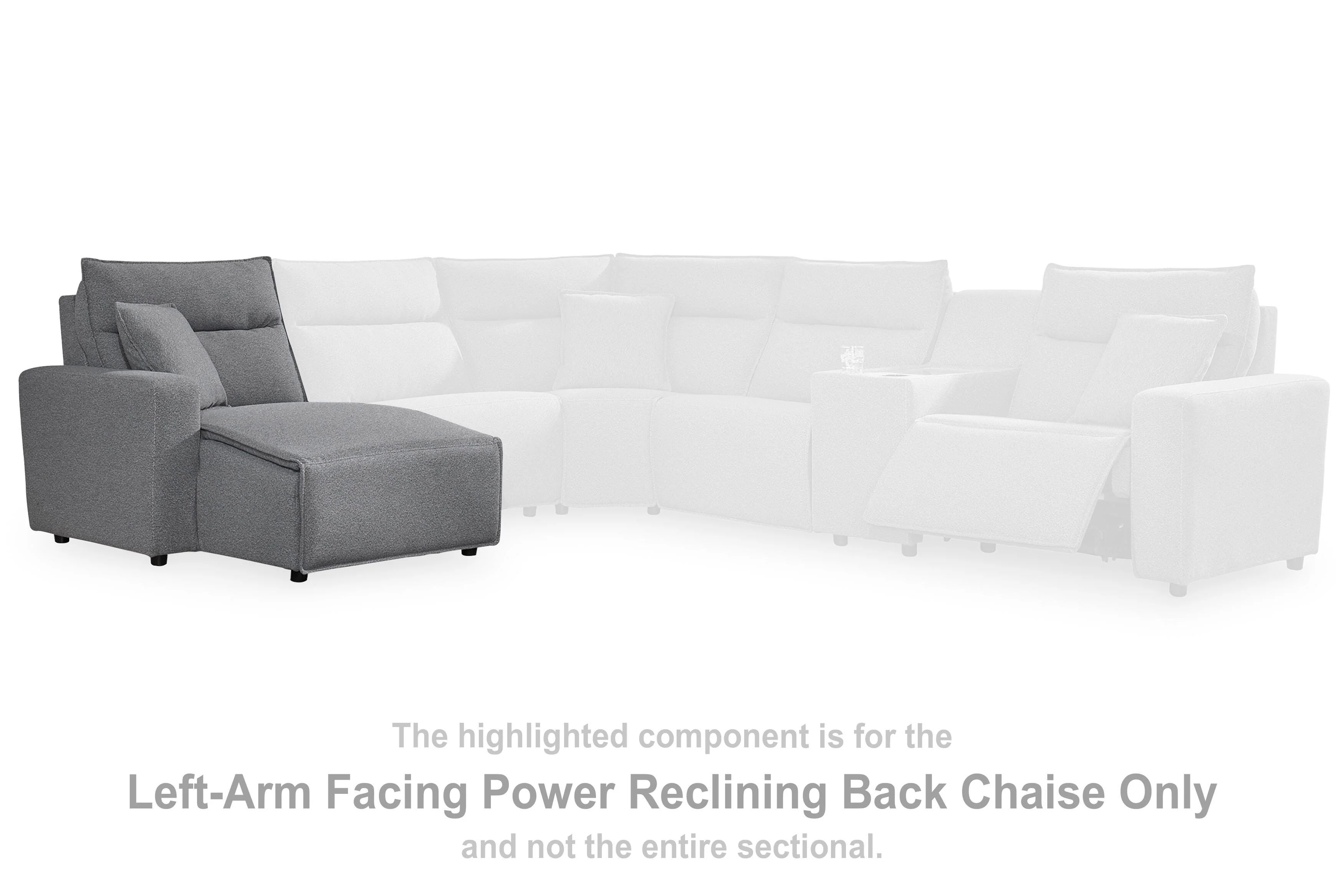 Modmax II Reclining Sectional with Chaise and Audio Console - Image 14