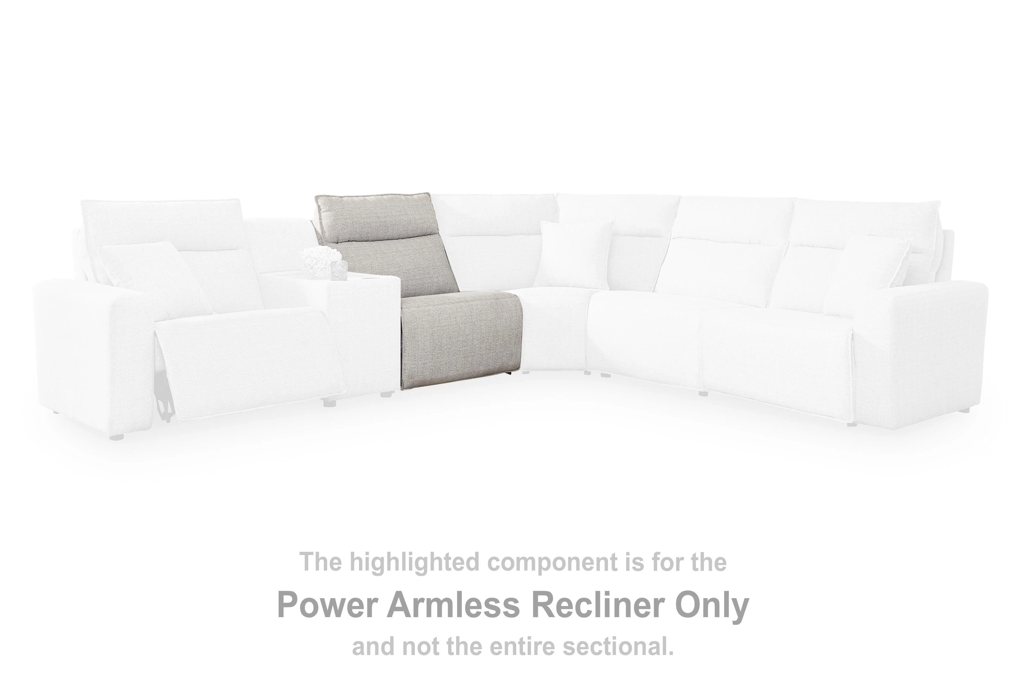 Modmax II Reclining Sectional with Chaise and Audio Console - Image 88
