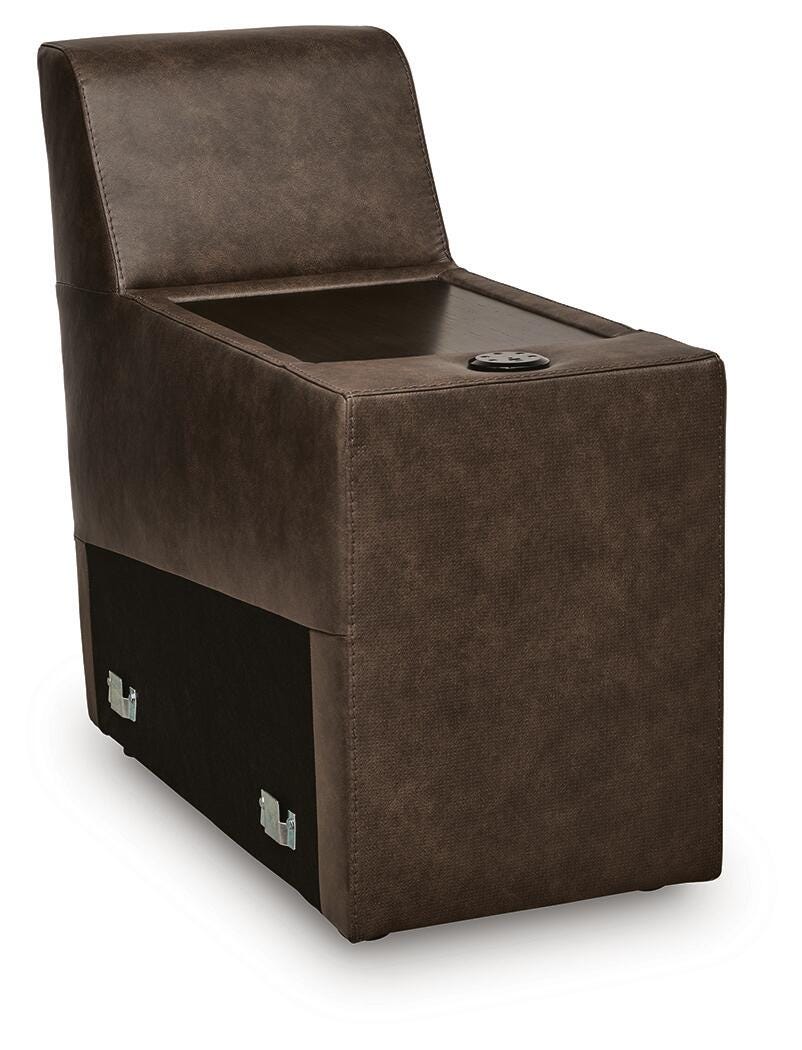 ModZ Power Reclining Sectional Loveseat with Audio Console - Image 21