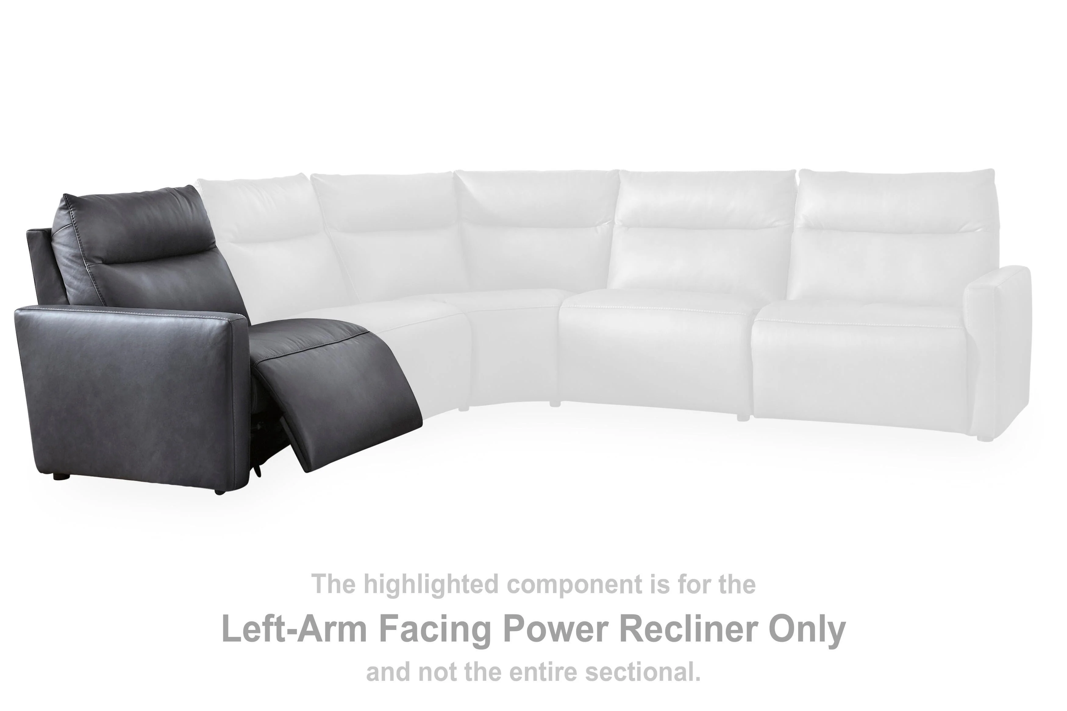 ModZ Power Reclining Sectional with Audio Consoles - Image 8