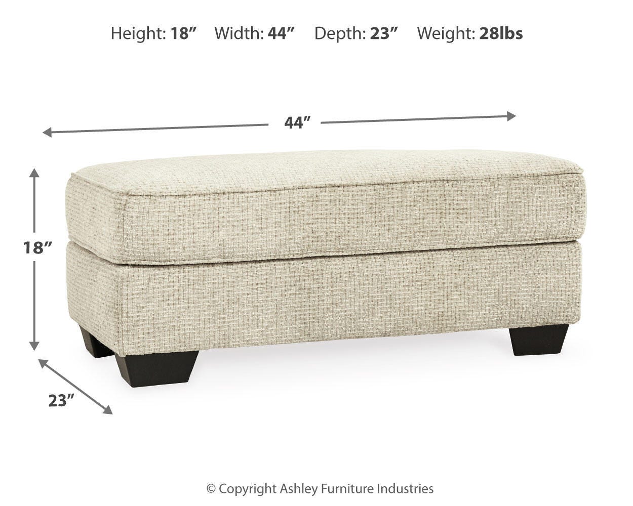 Monaghan Oversized Chair and Ottoman - Image 5