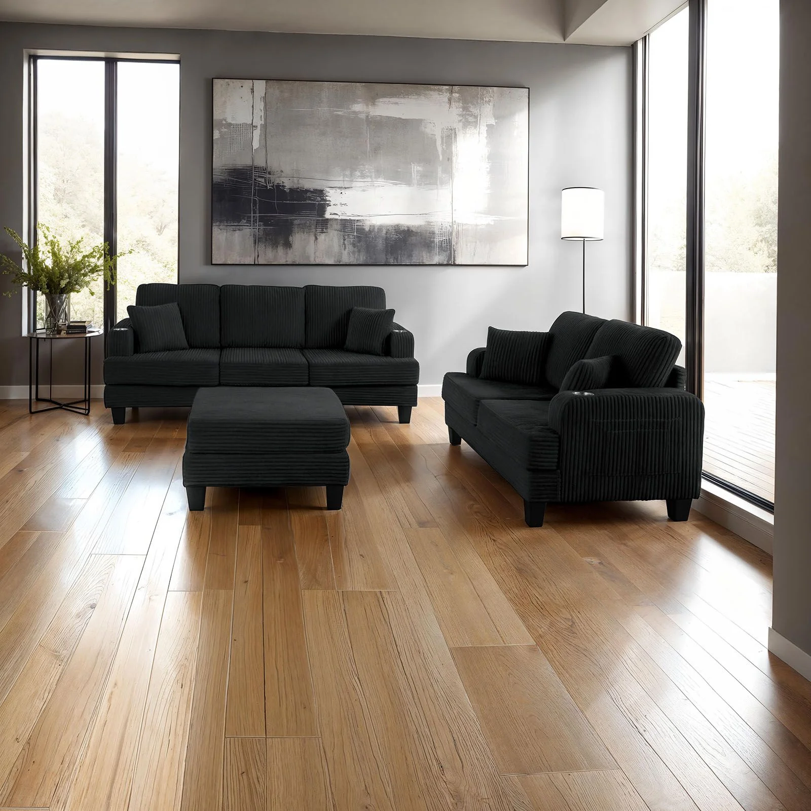 Moretaine Sofa, Black