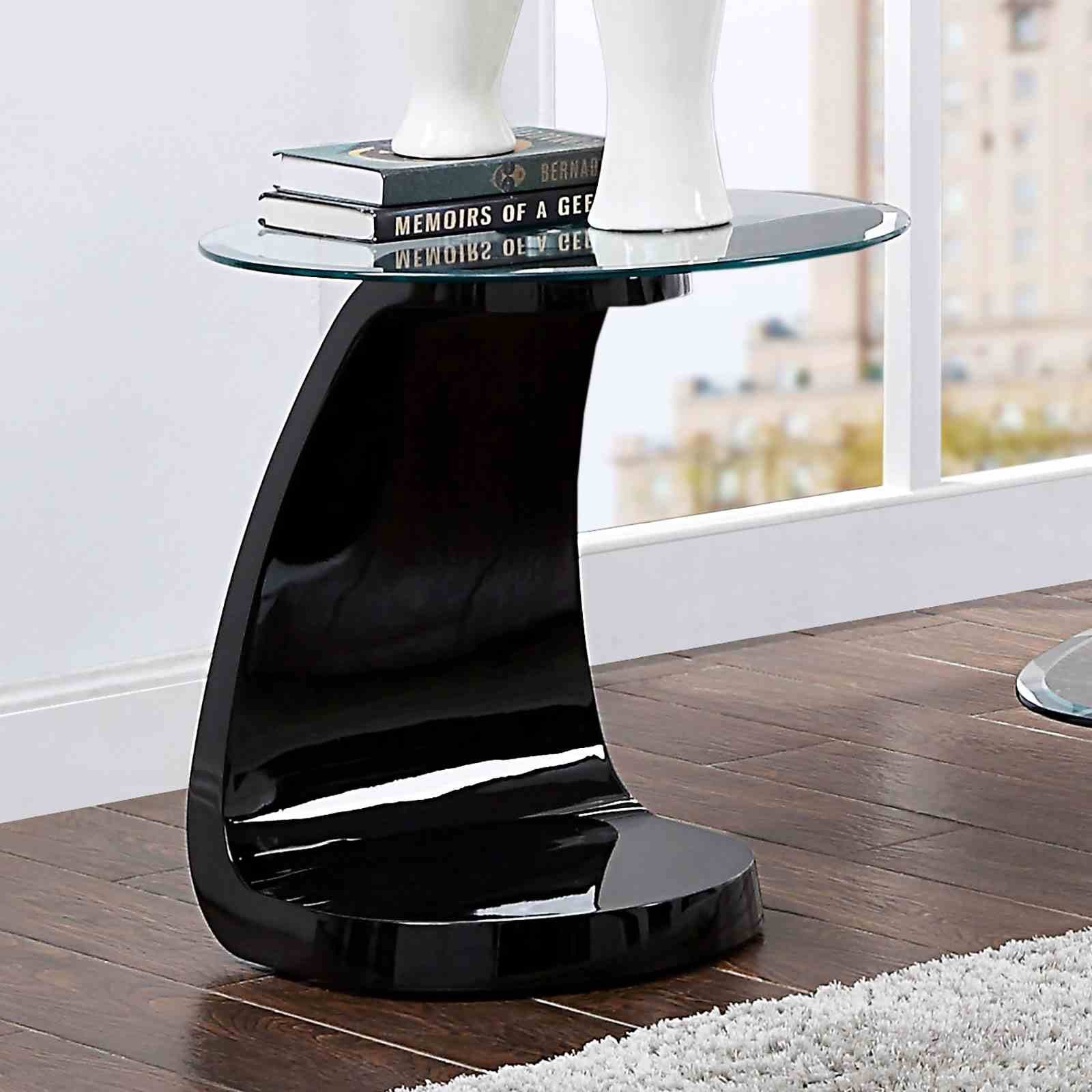 Nahara End Table, Black