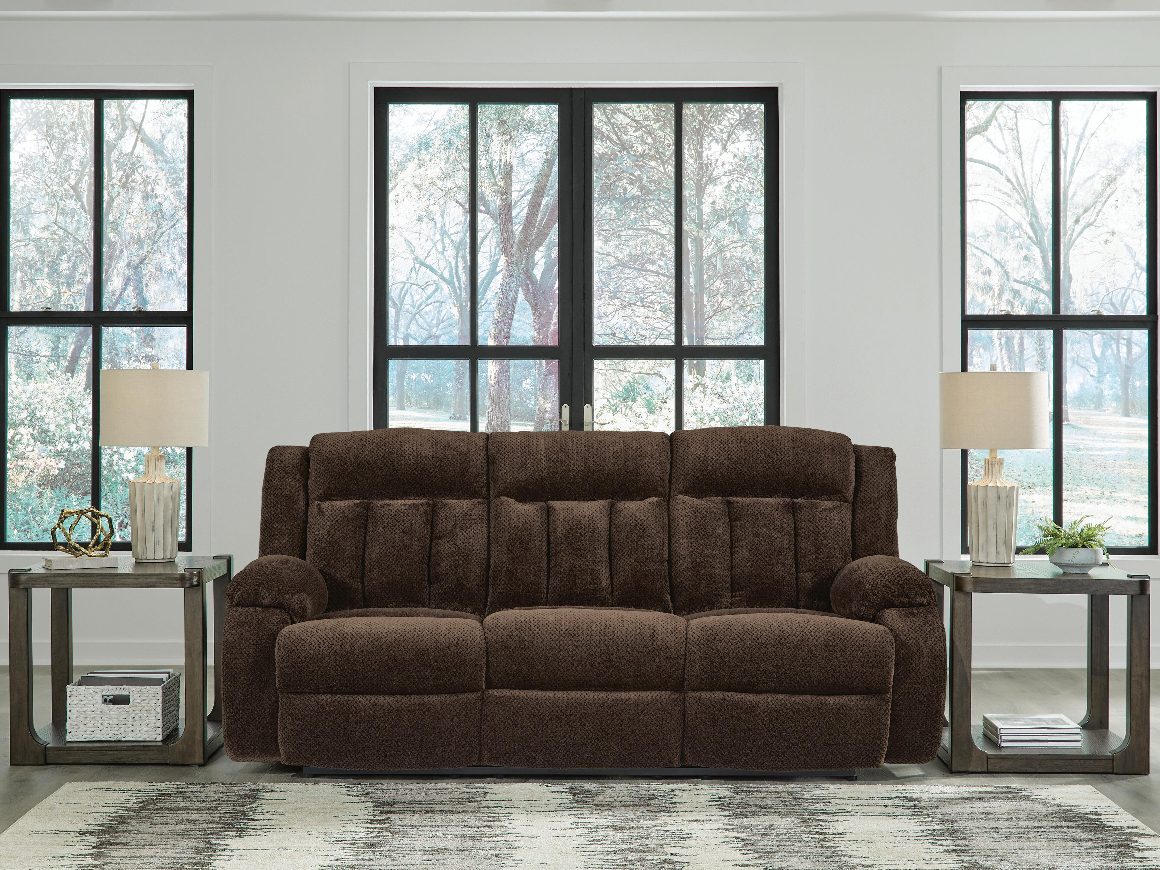 Observation Power Reclining Sofa with Drop Down Table - Image 11