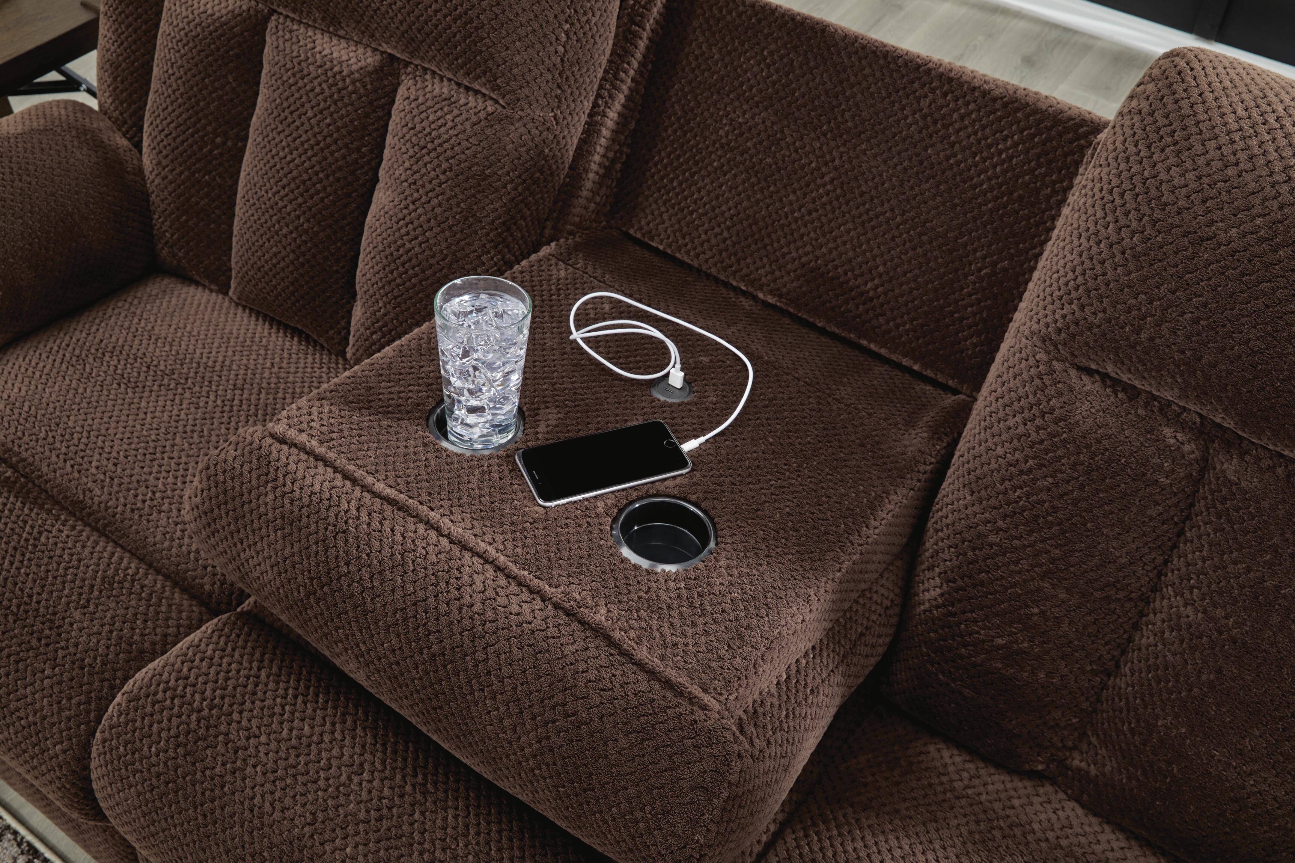 Observation Power Reclining Sofa with Drop Down Table - Image 16