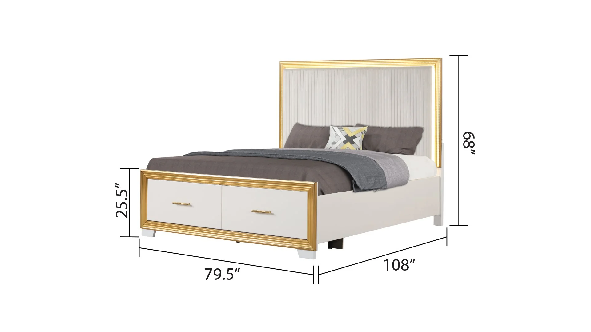 Obsession King 5 Pc Bedroom Set - Image 6