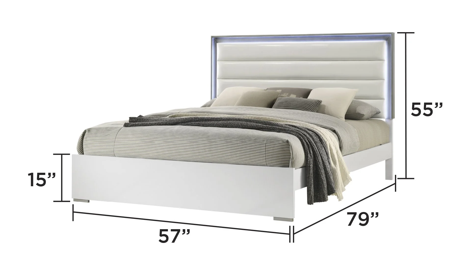 Olivia Full 5PC Bedroom Set - Image 4
