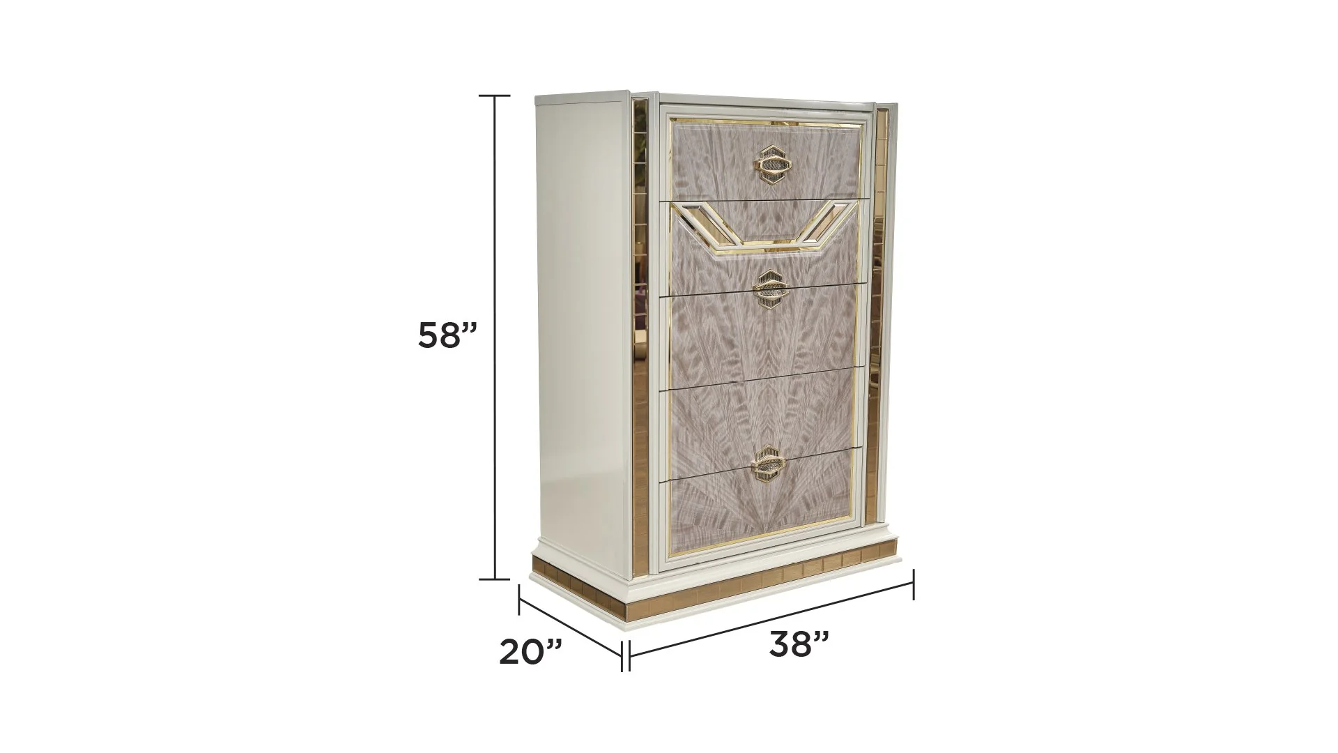 Omary Queen 5PC Bedroom Set - Image 15