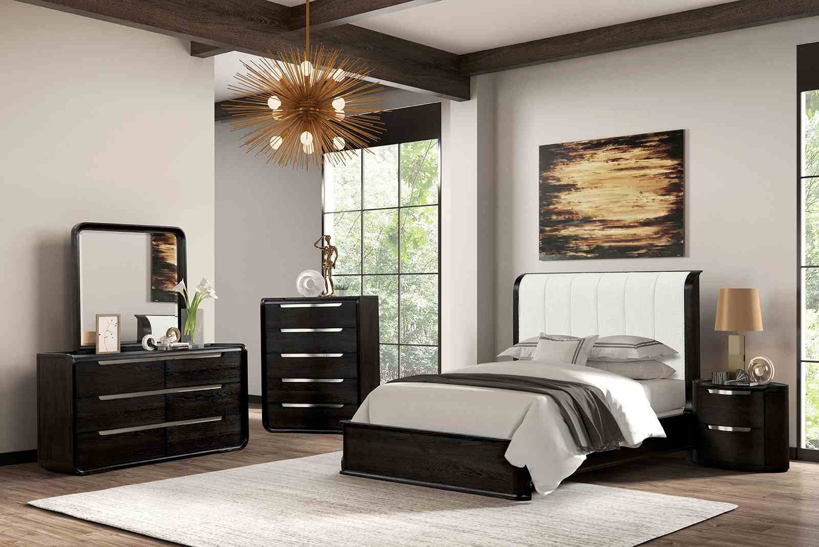 Osterley E.King Bed, Black