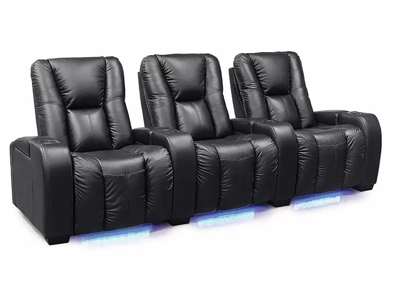 Palliser Media 3 Seats Straight Right Hand Facing Manual Recliner Sectional