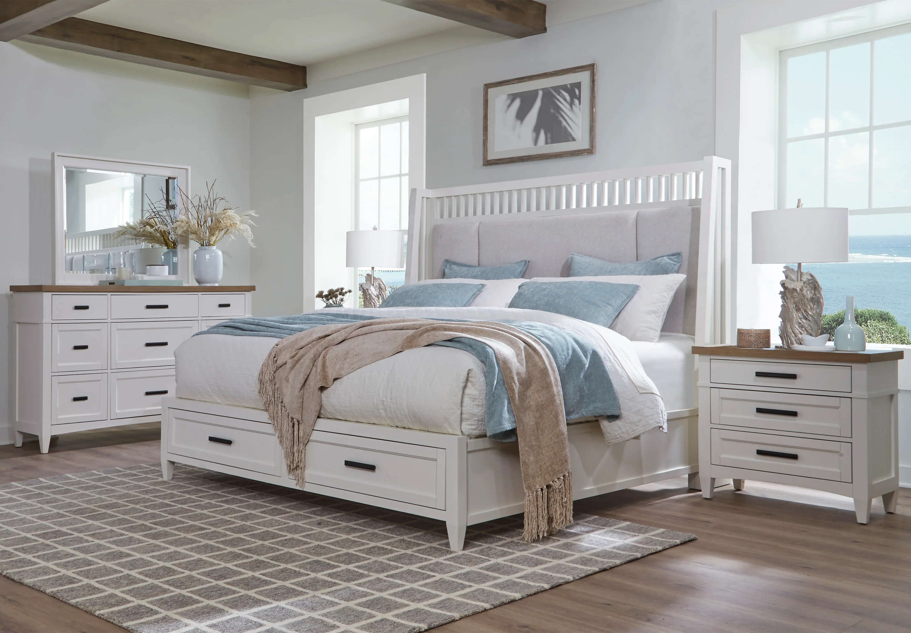 Parker House Americana Modern Bedroom Queen Shelter Bed - Image 4