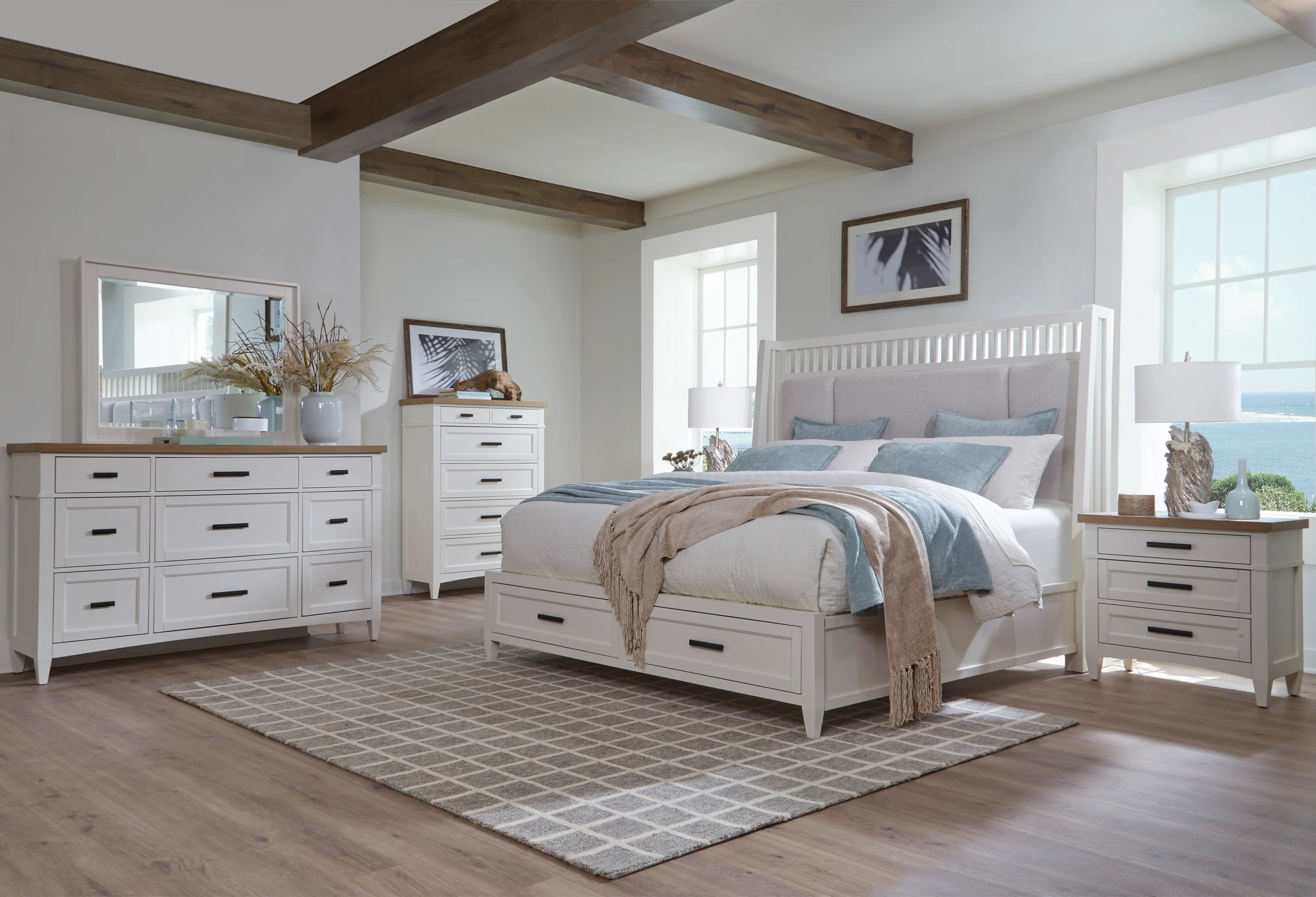 Parker House Americana Modern Bedroom Queen Shelter Bed - Image 5