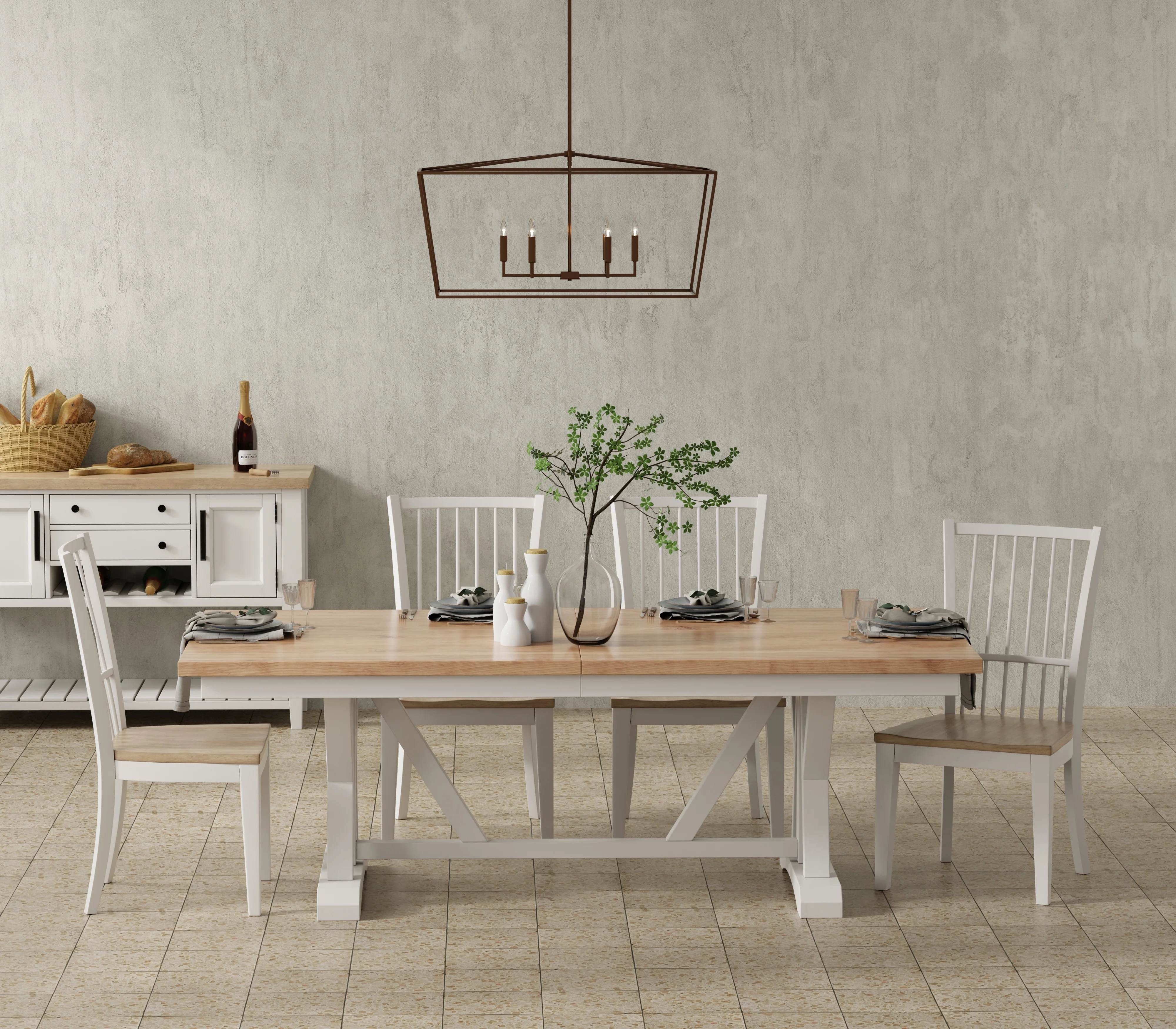Parker House Americana Modern Dining Spindle Back Dining Chair (2/CTN Sold in pairs) - Image 7