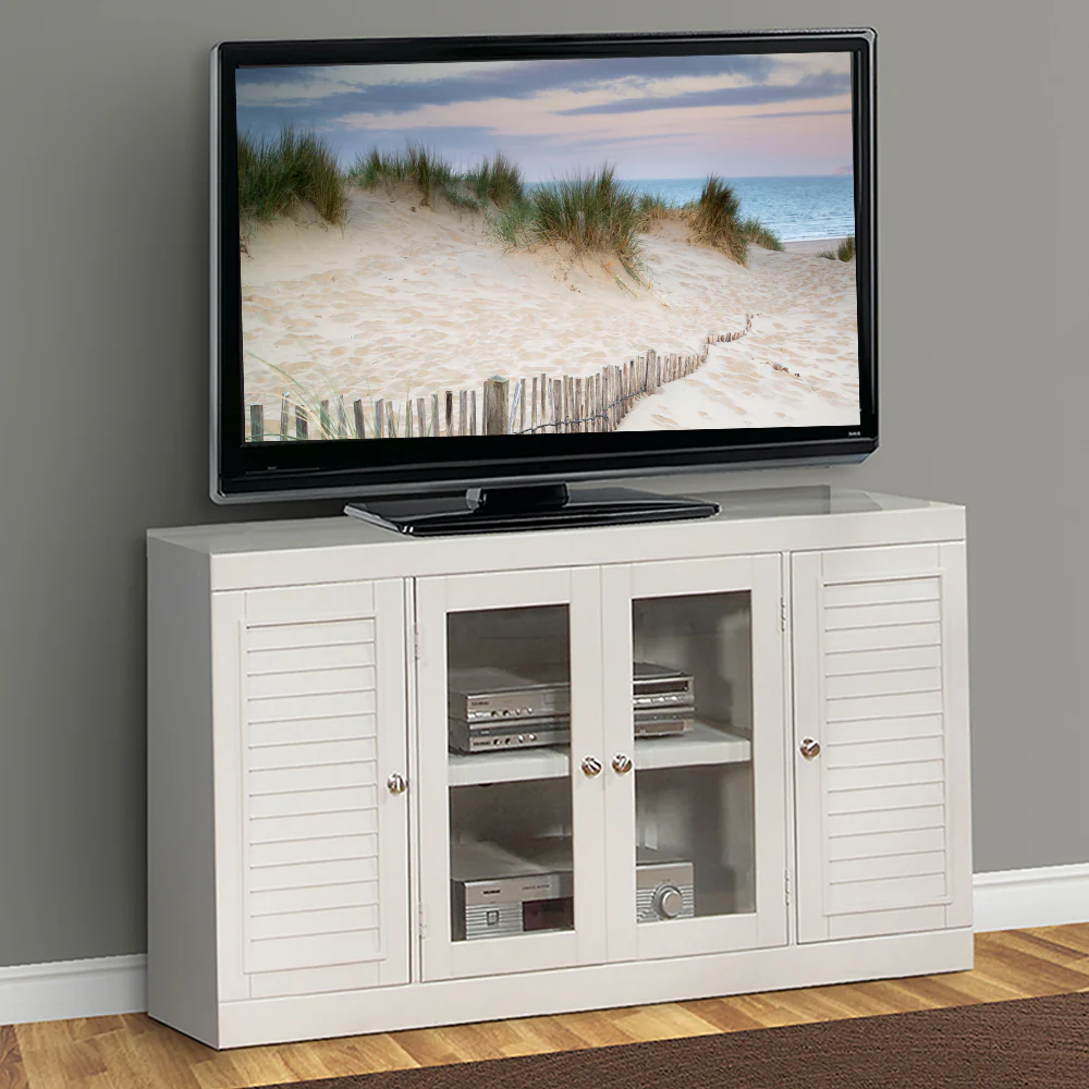 Parker House Boca 7 Piece Entertainment Wall with Corner Bookcases - Image 4