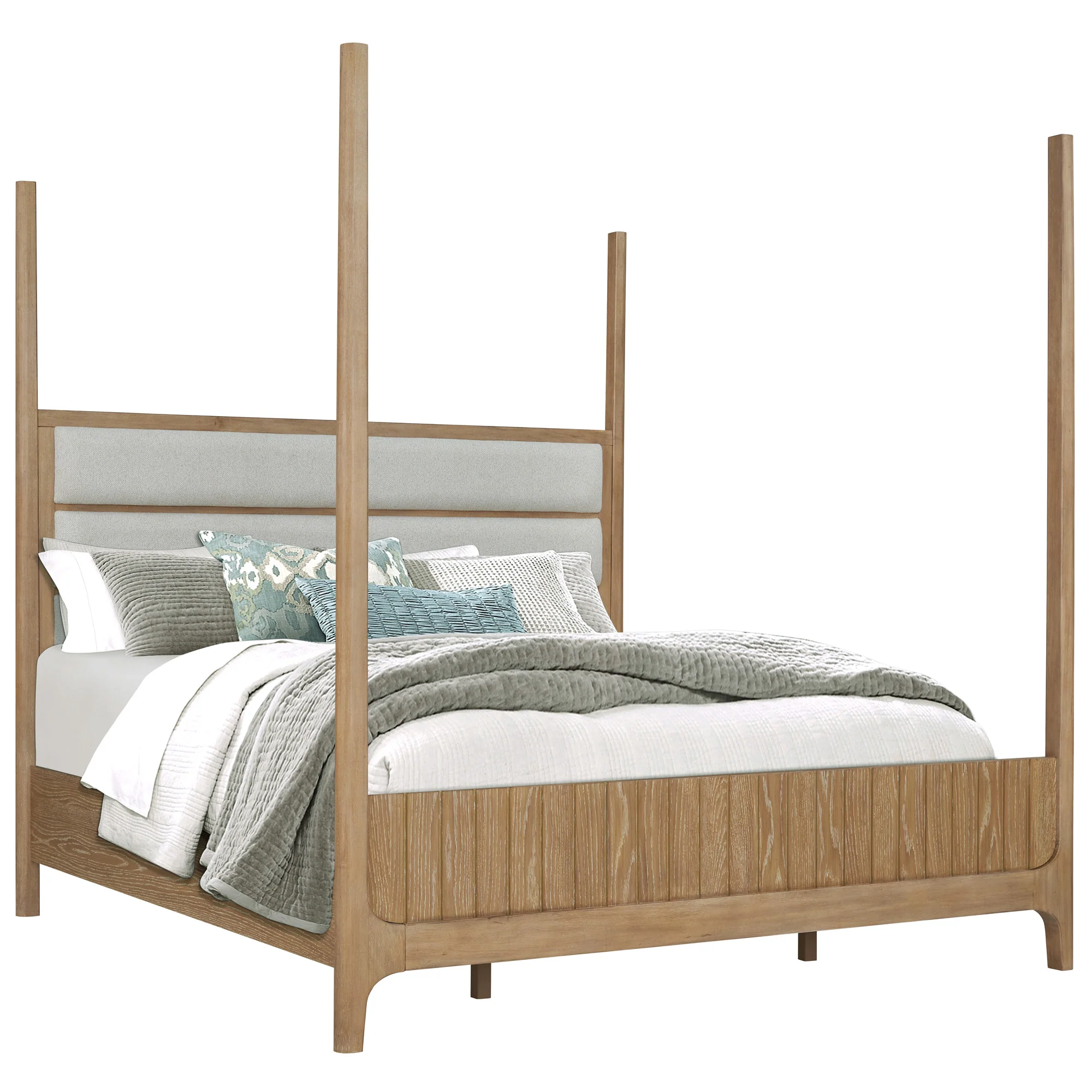 Parker House Escape - Bedroom Queen Poster Bed 2 Nightstands Dresser with Mirror and Chest - Image 8