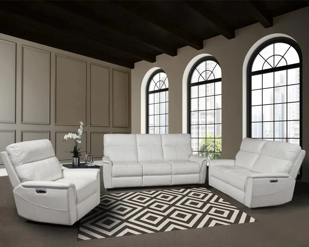 Parker House Reed Power Sofa in Pure White - Image 2
