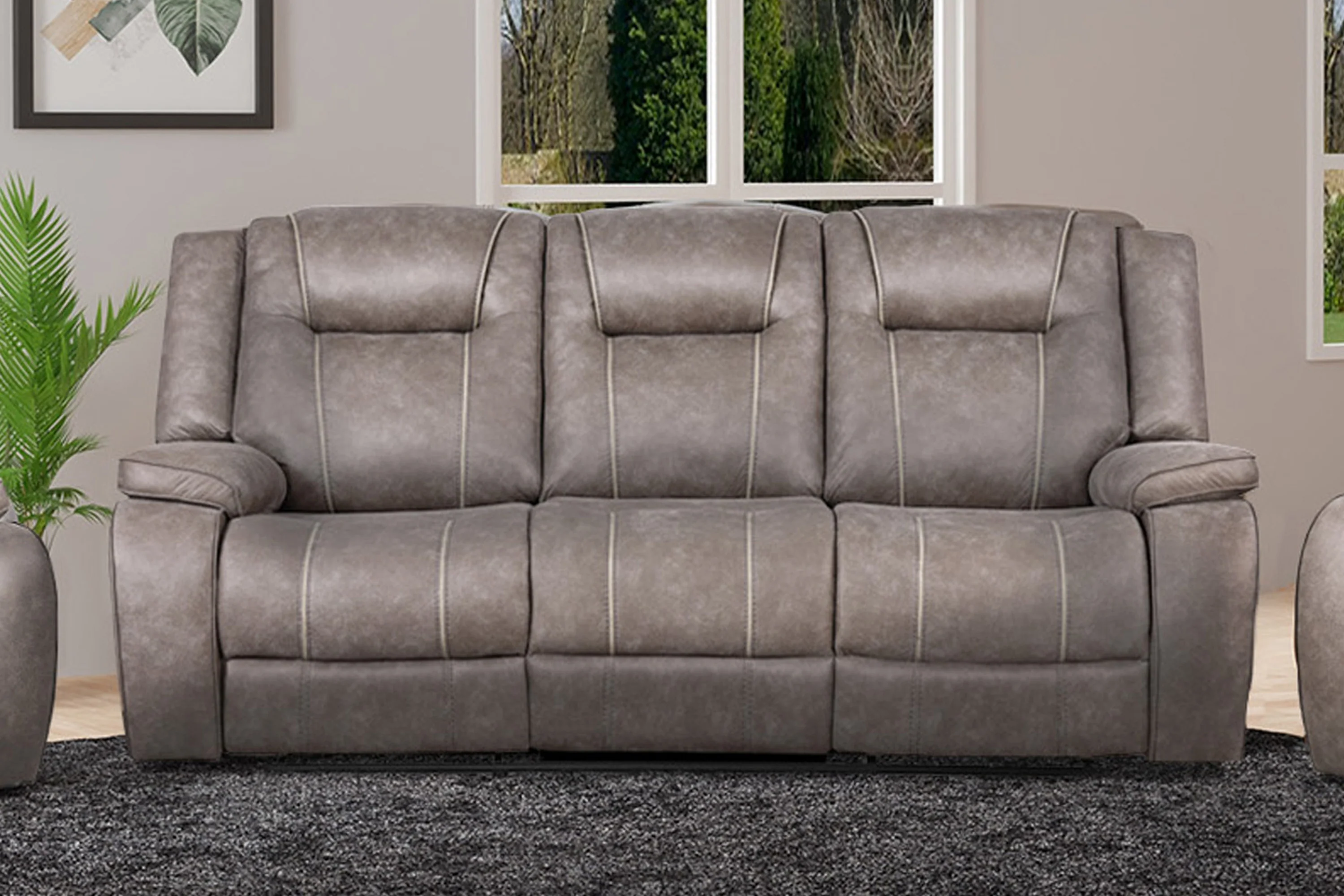 Parker Living Blake - Desert Taupe Manual Reclining Sofa and Recliner - Image 4