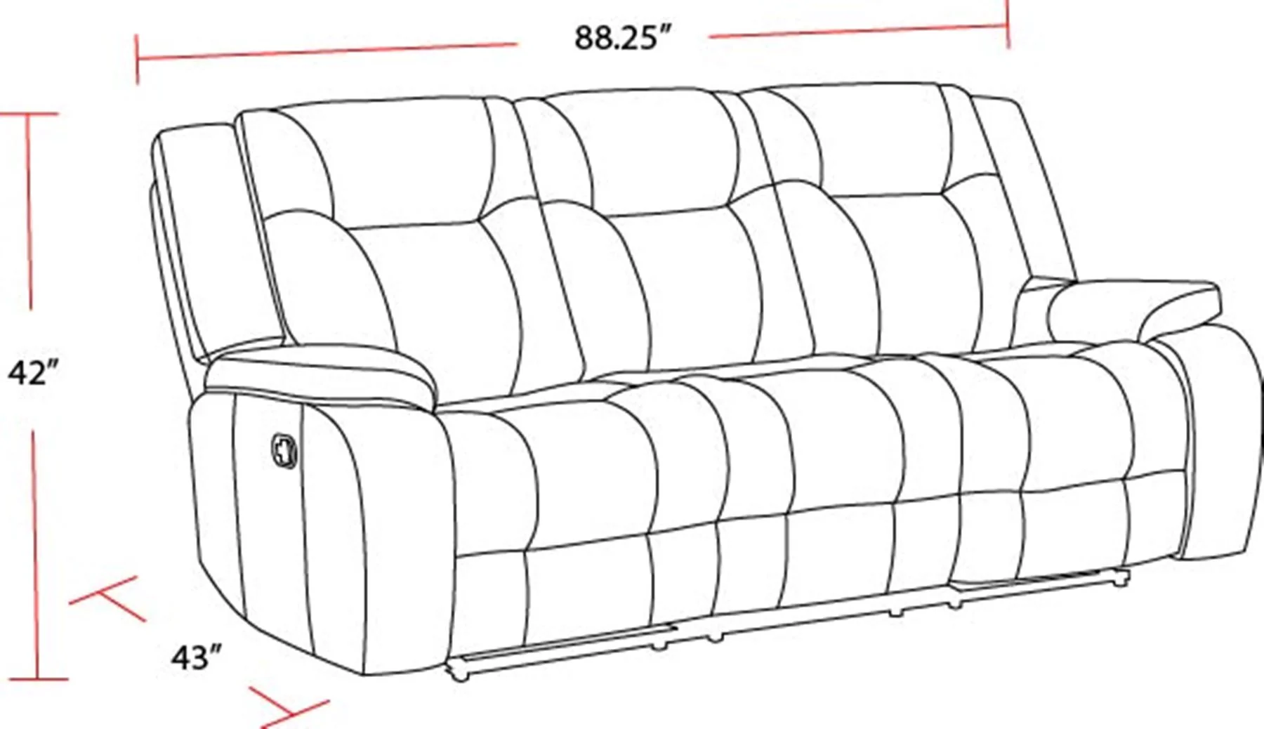 Parker Living Blake - Desert Taupe Manual Reclining Sofa and Recliner - Image 8