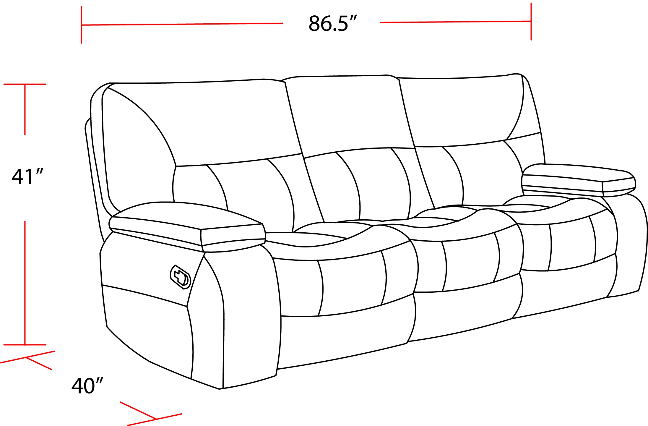 Parker Living Chapman - Polo Manual Reclining Sofa Loveseat and Recliner - MCHA-421-POL - Image 13