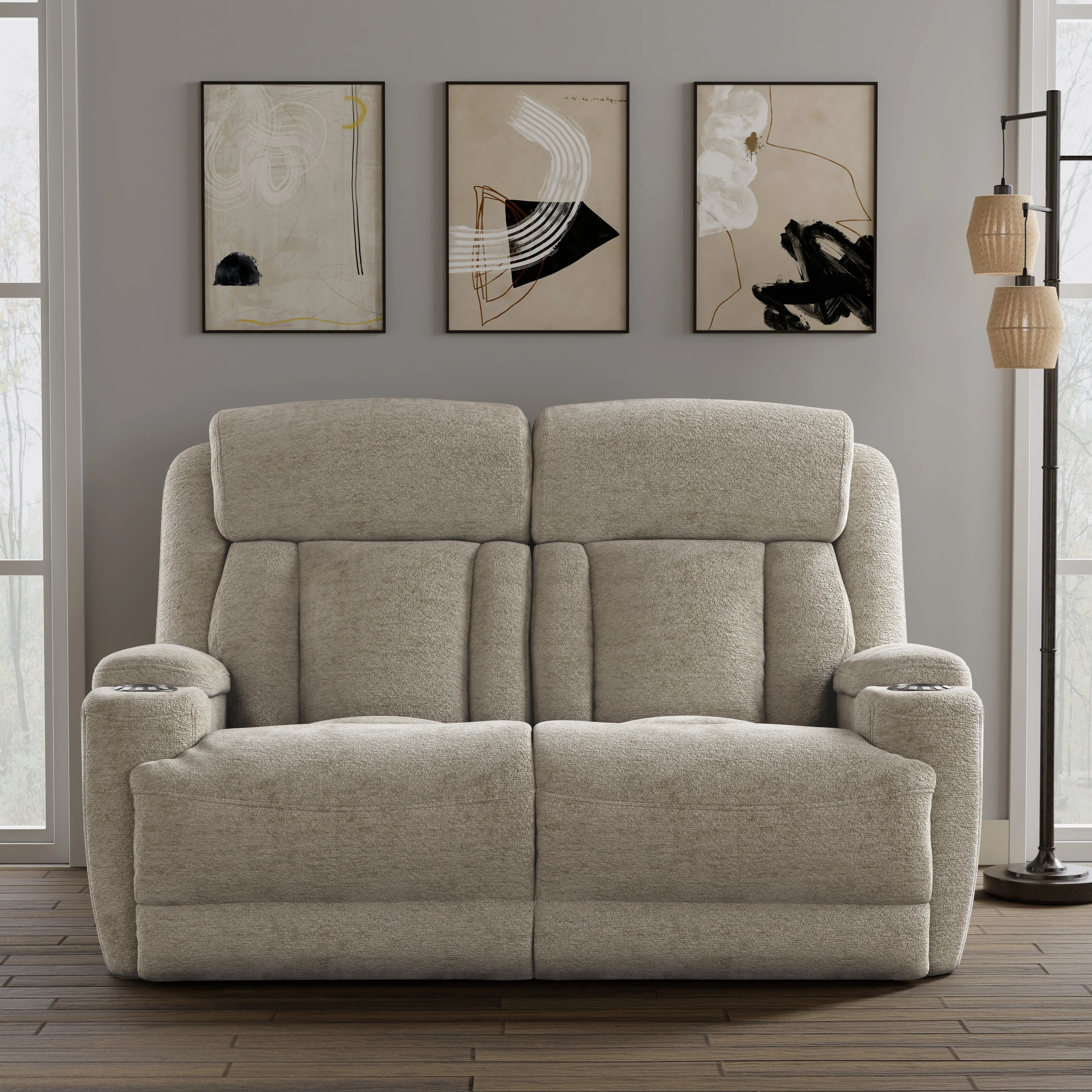 Parker Living Dalton - Lucky Fawn Power Reclining Loveseat - Image 2