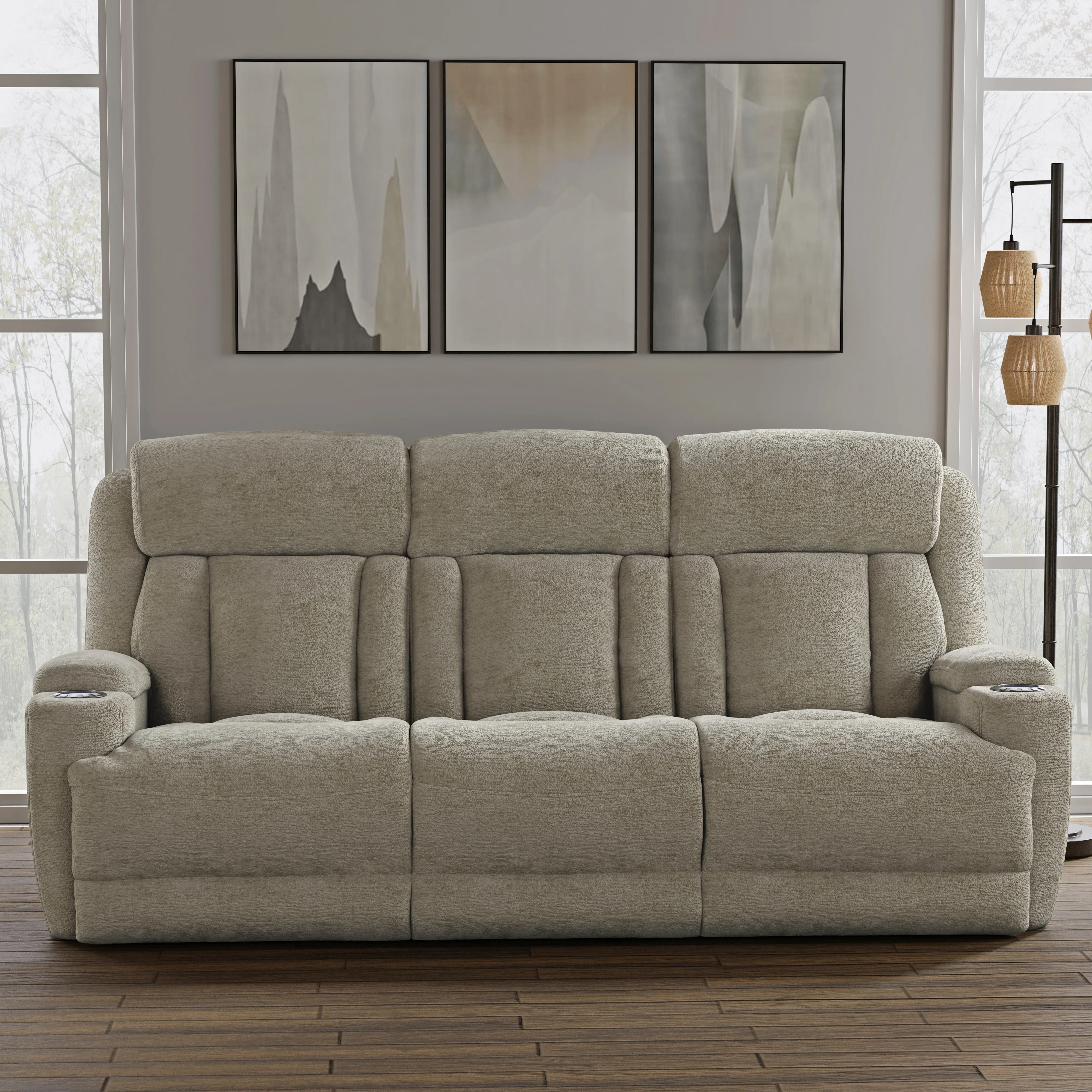 Parker Living Dalton - Lucky Fawn Power Reclining Sofa and Recliner - Image 4