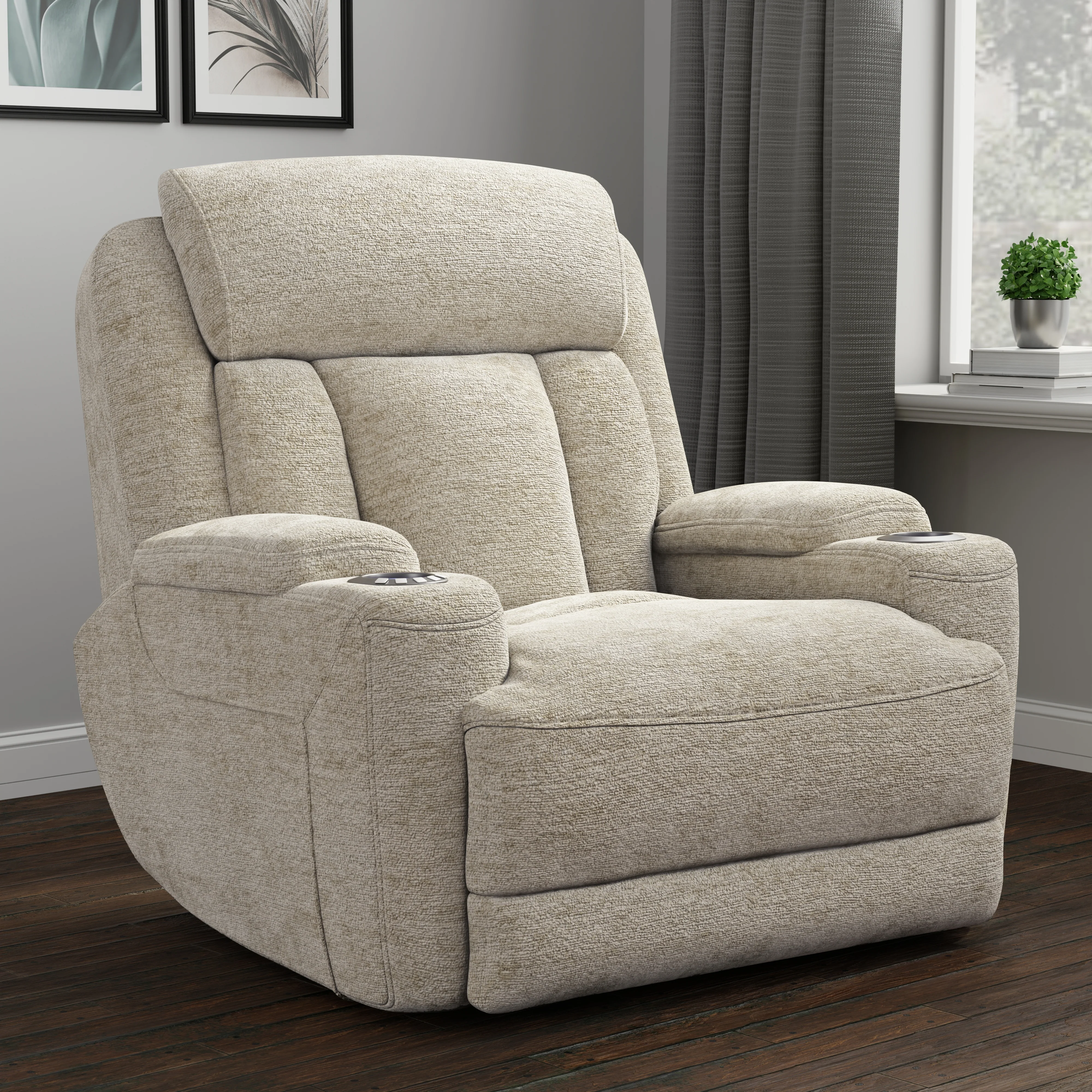 Parker Living Dalton - Lucky Fawn Power Reclining Sofa and Recliner - Image 5