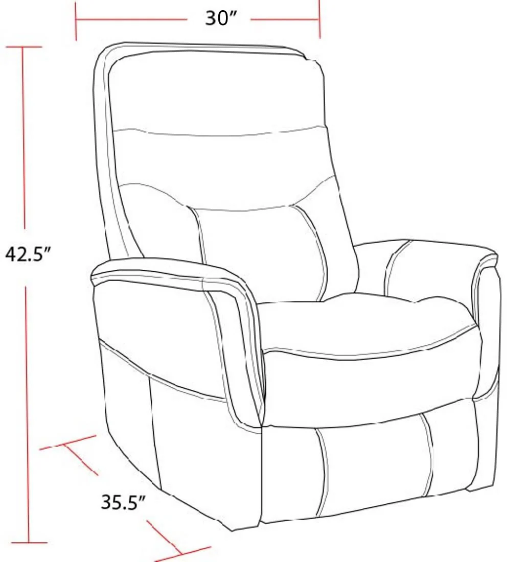 Parker Living Gemini - Ice Swivel Glider Recliner - Image 5