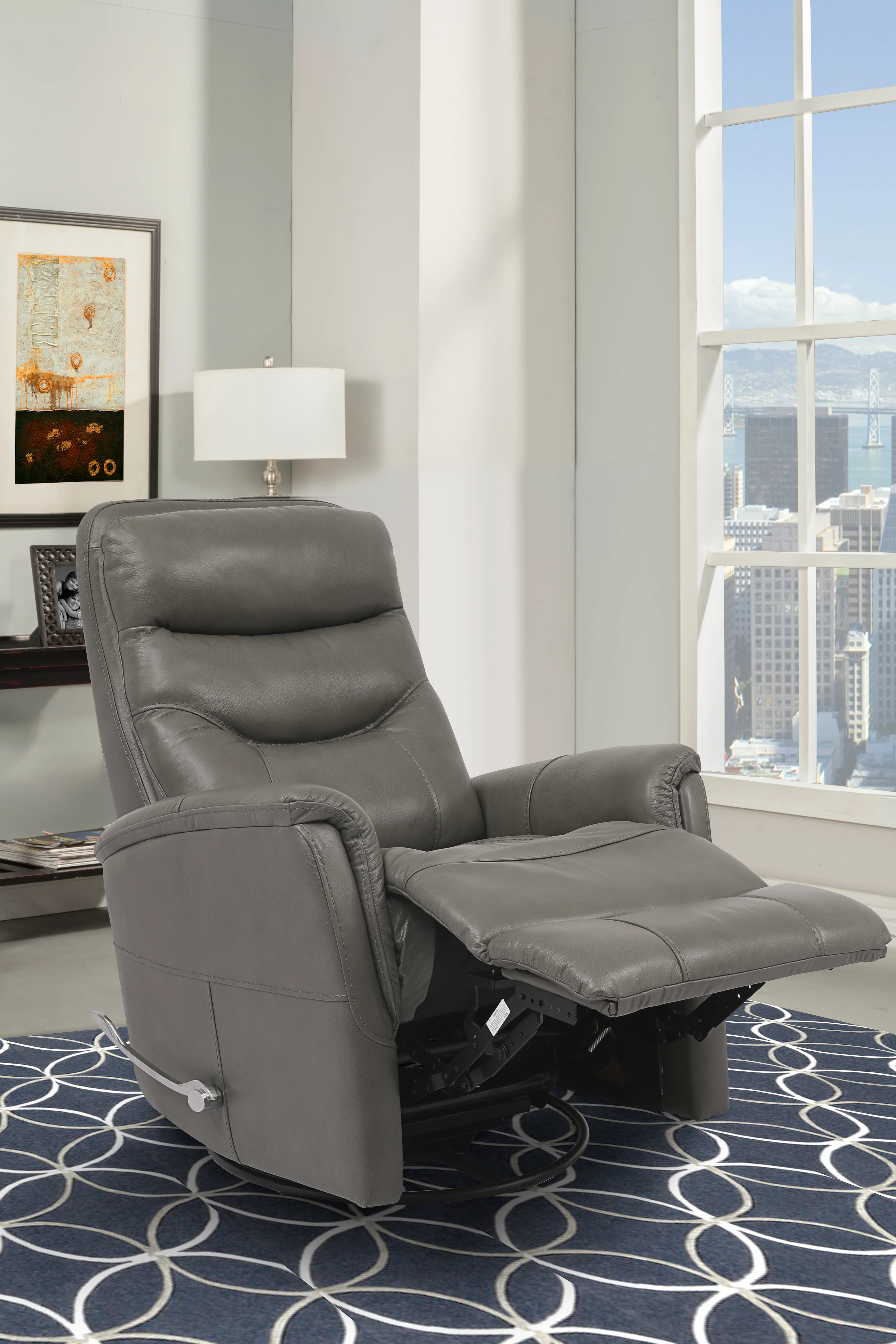 Parker Living Gemini - Ice Swivel Glider Recliner Two Pack - Image 3
