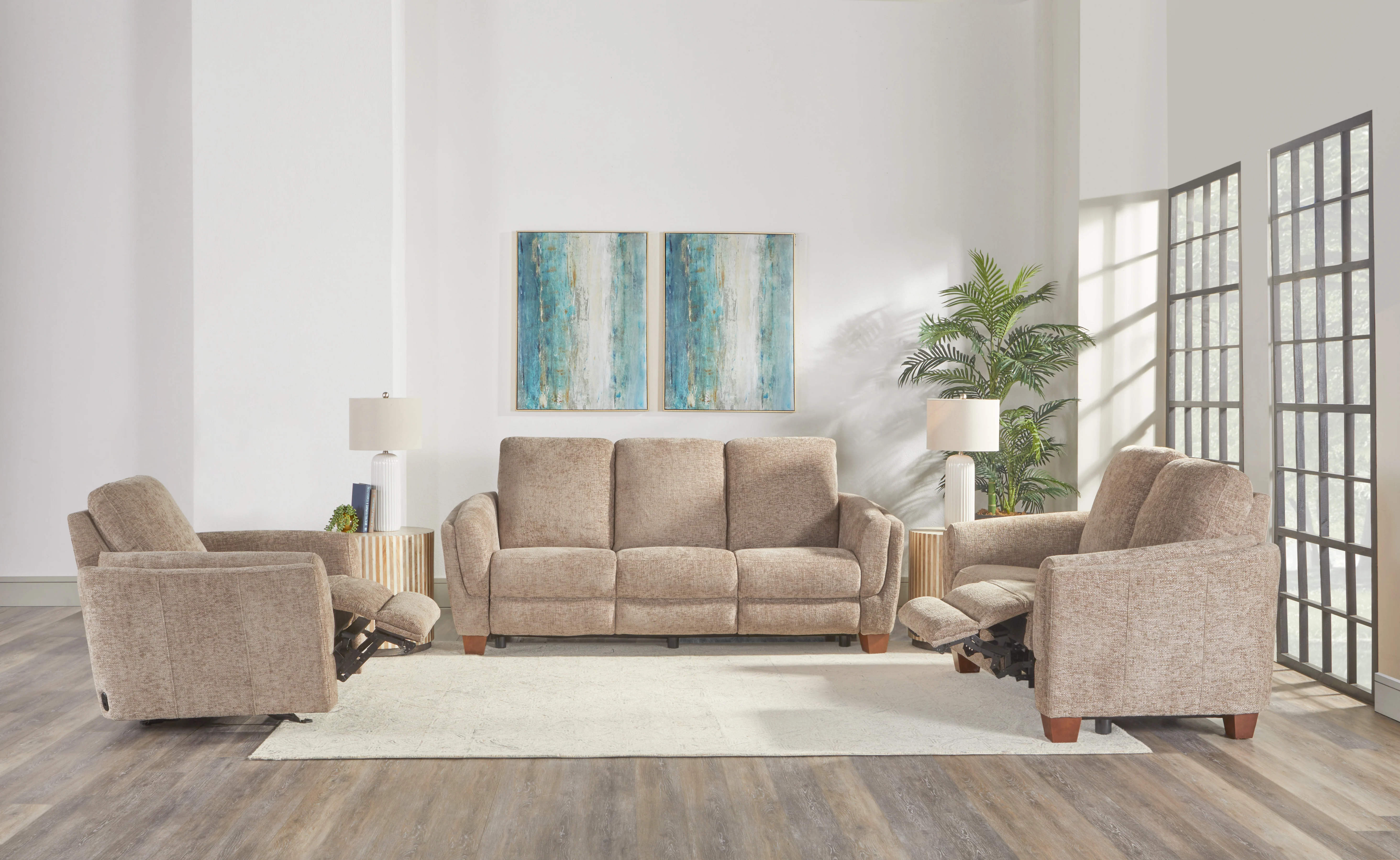 Parker Living Morehead - Biscotti Power Reclining Loveseat - Image 4
