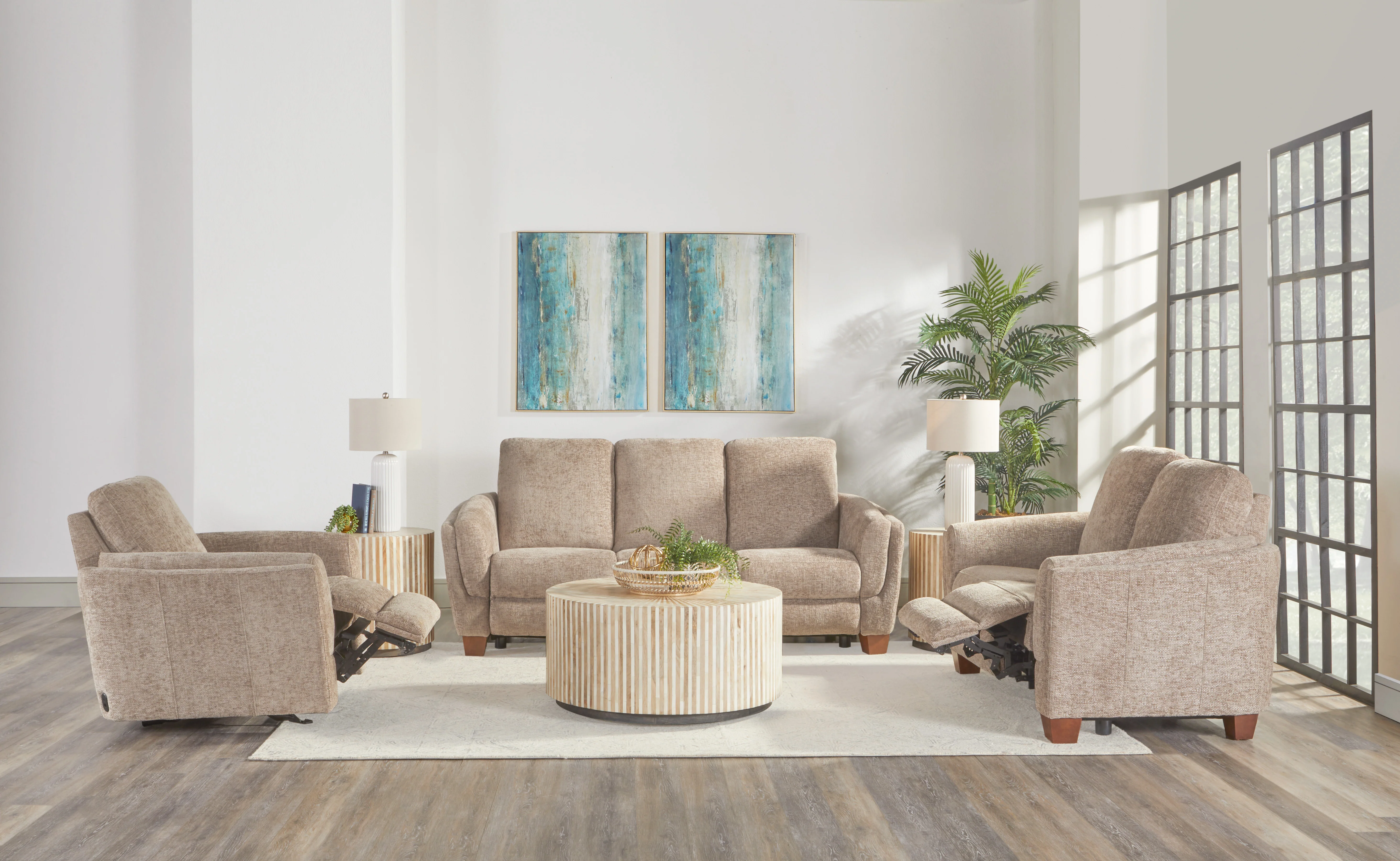 Parker Living Morehead - Biscotti Power Reclining Loveseat - Image 5
