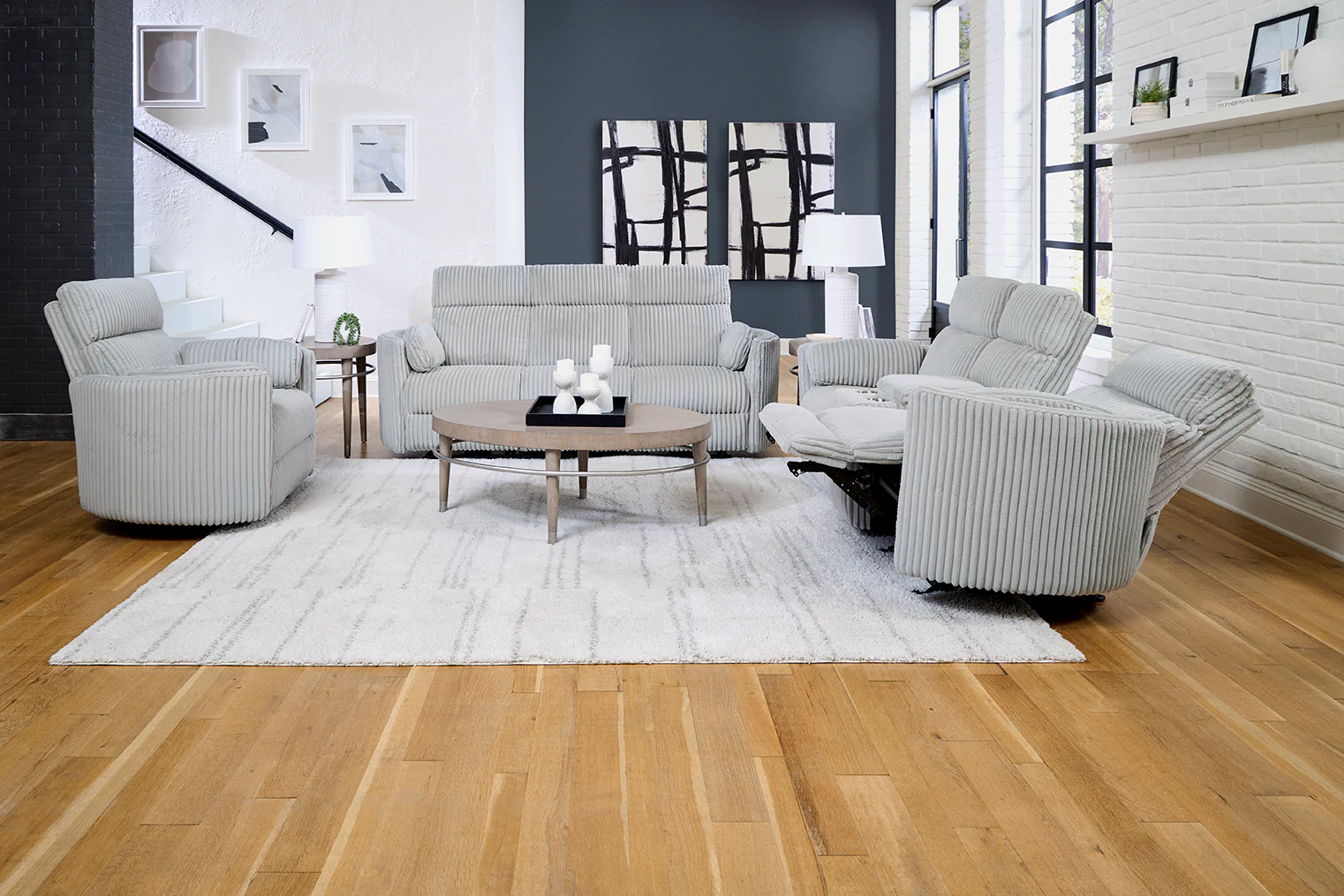 Parker Living Radius - Mega Grey Power Reclining Sofa - Image 5