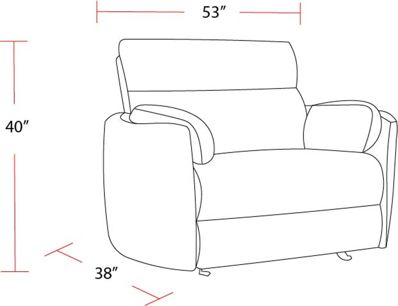 Parker Living Radius Xl - Mineral Extra Wide Power Glider Recliner - Image 5