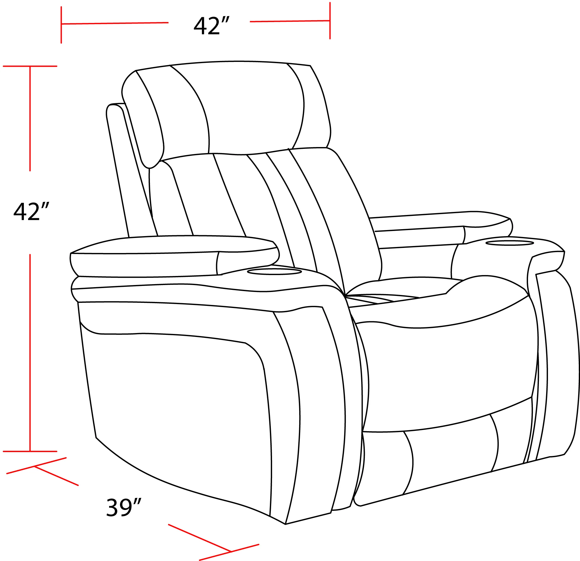Parker Living Royce - Fantom Brown Power Recliner - Image 7