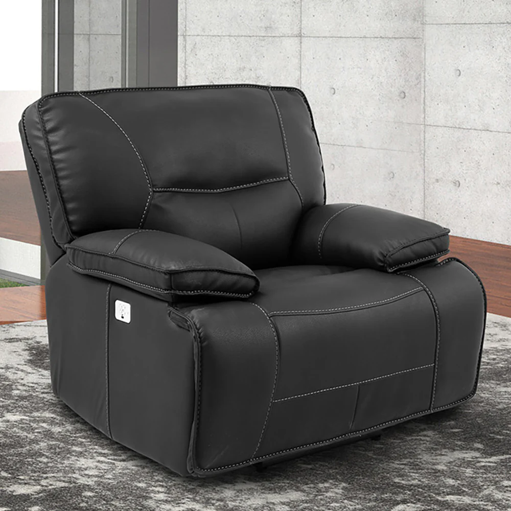 Parker Living Spartacus - Black Power Reclining Sofa and Recliner - Image 4