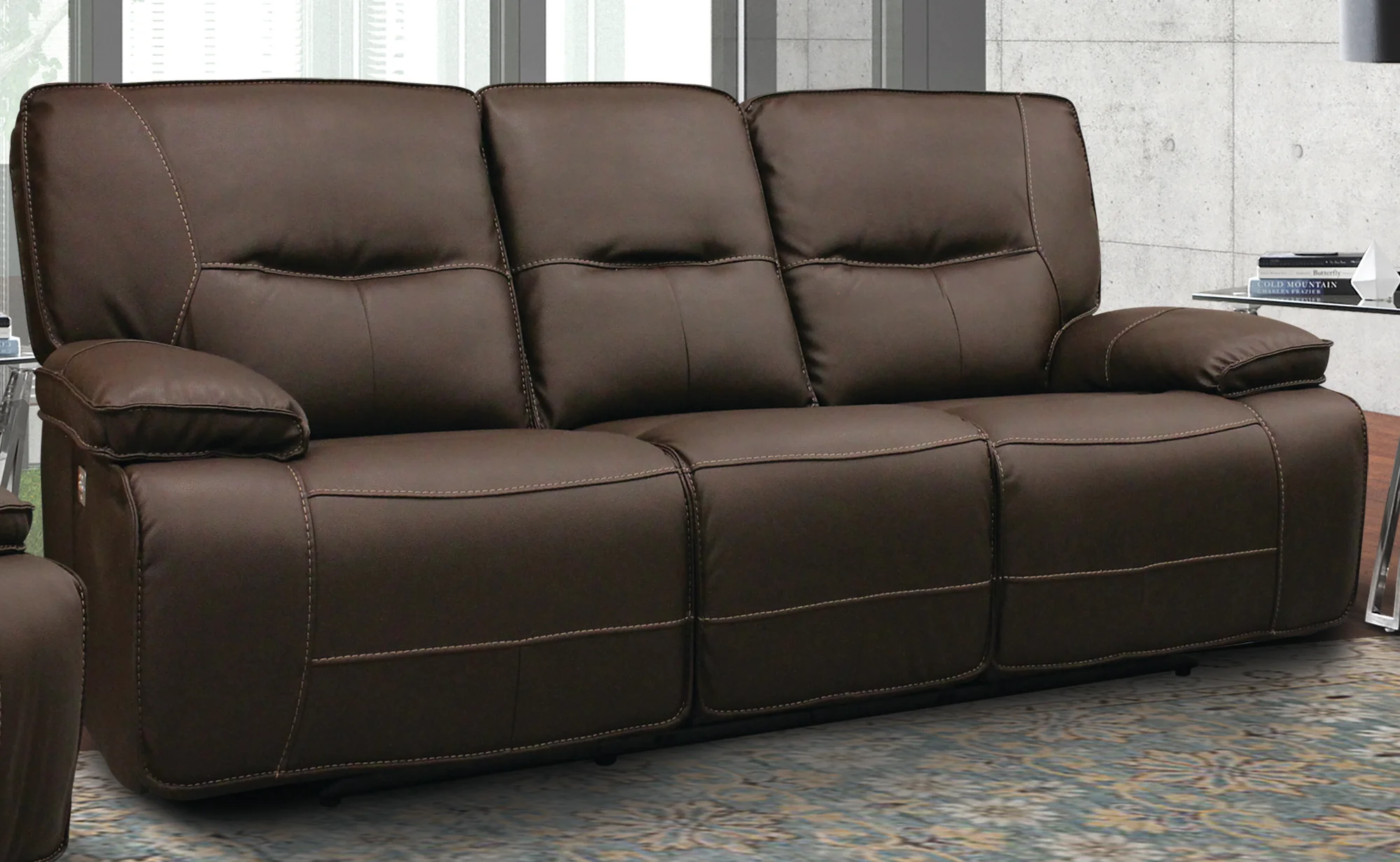 Parker Living Spartacus - Chocolate Power Reclining Sofa Loveseat and Recliner - Image 3