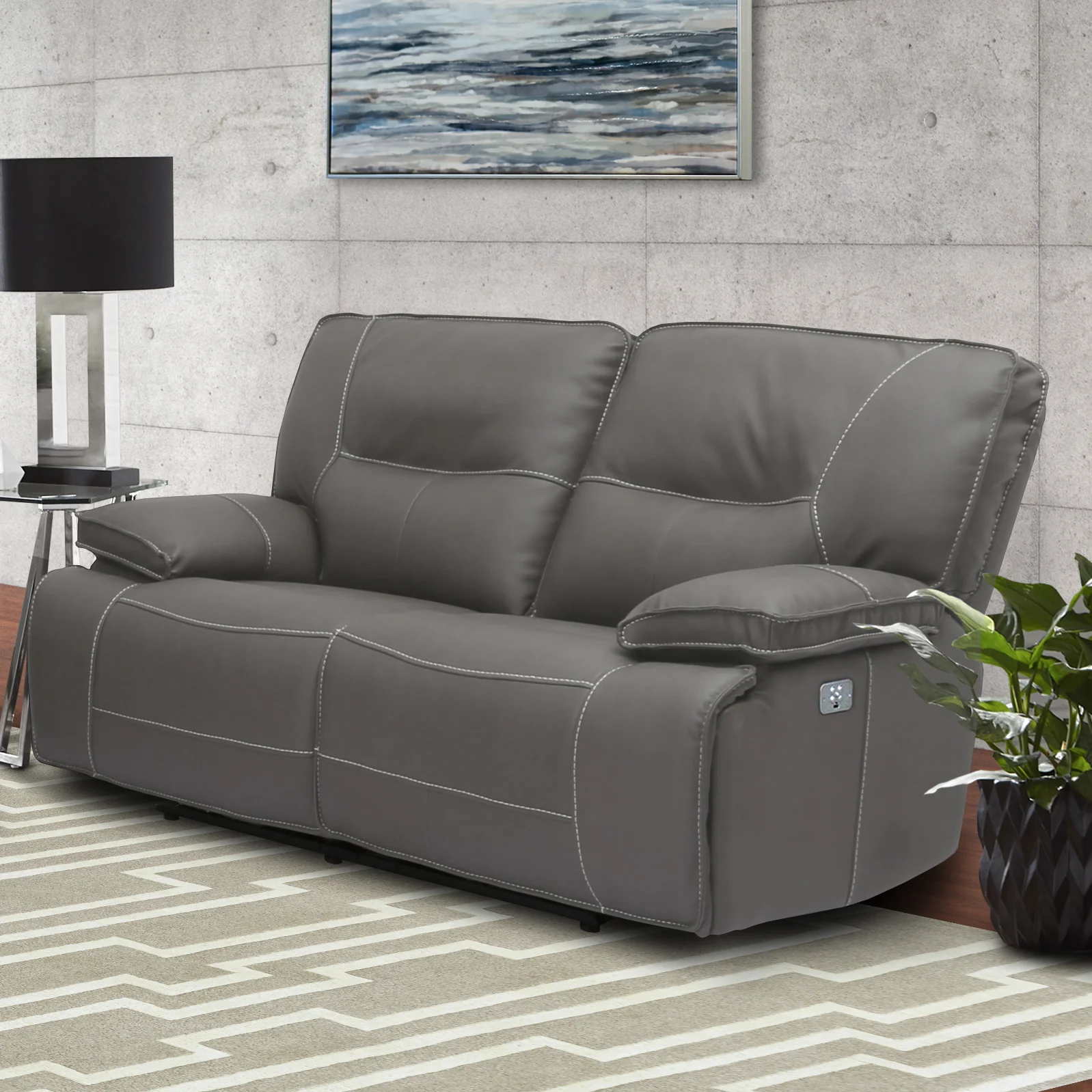 Parker Living Spartacus - Haze Power Reclining Sofa Loveseat and Recliner - Image 4