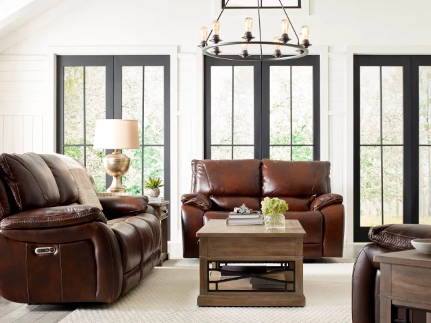 Parker Living Vail - Burnt Sienna Power Reclining Sofa Loveseat and Recliner - Image 4