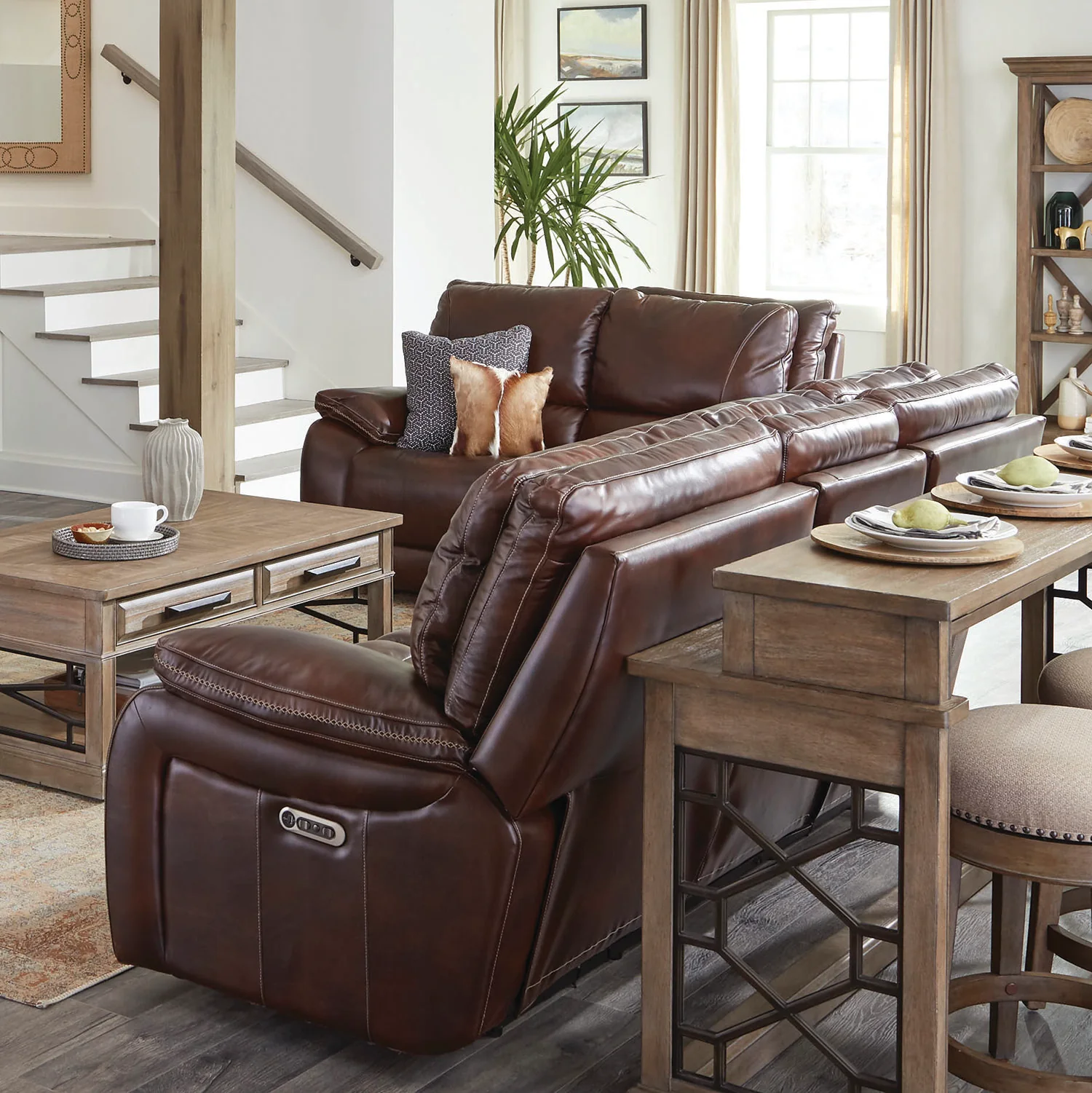 Parker Living Vail - Burnt Sienna Power Reclining Sofa Loveseat and Recliner - Image 7