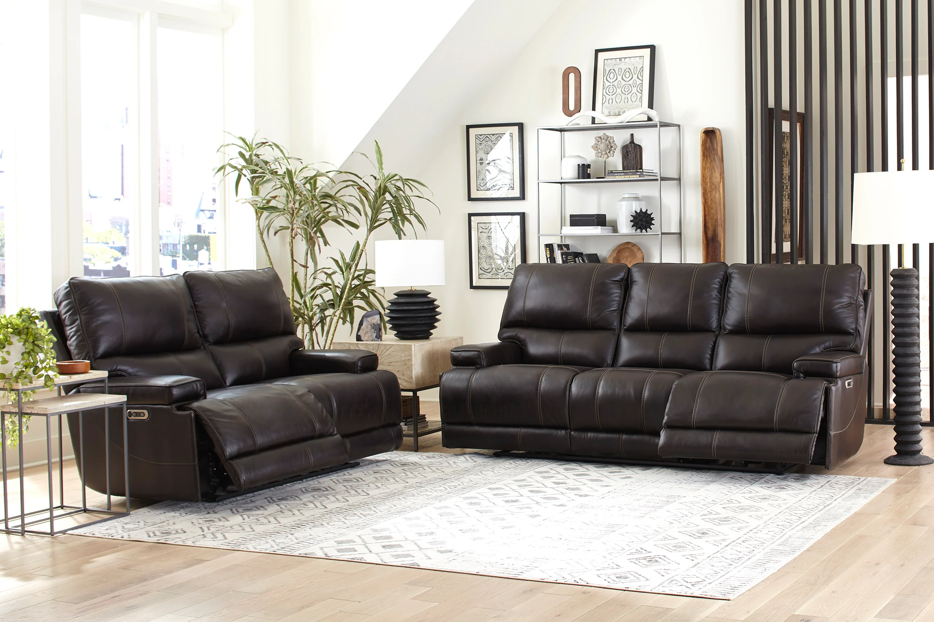 Parker Living Whitman - Verona Coffee - Powered By Freemotion Power Reclining Sofa and Loveseat - Image 3