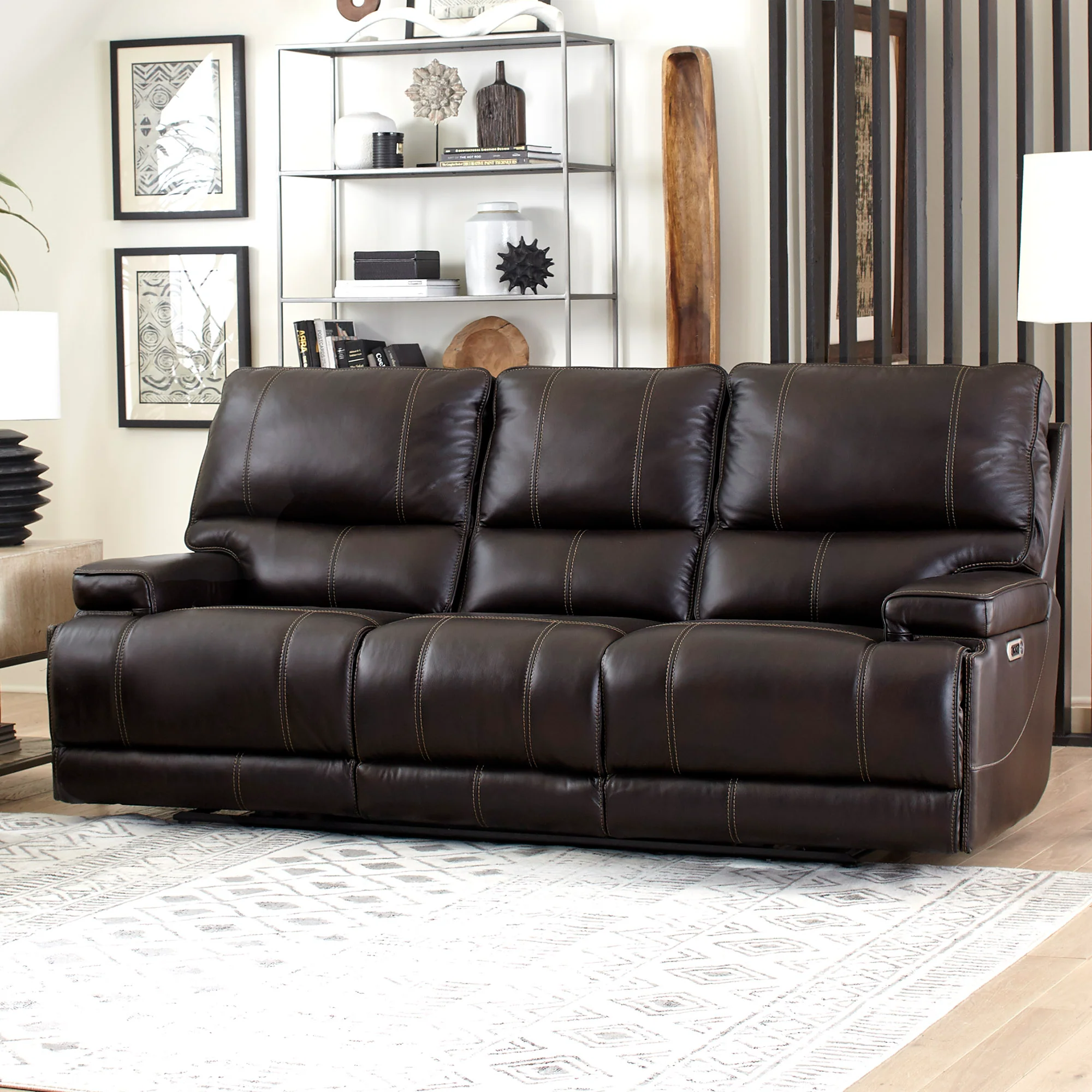 Parker Living Whitman - Verona Coffee - Powered By Freemotion Power Reclining Sofa and Recliner - Image 3