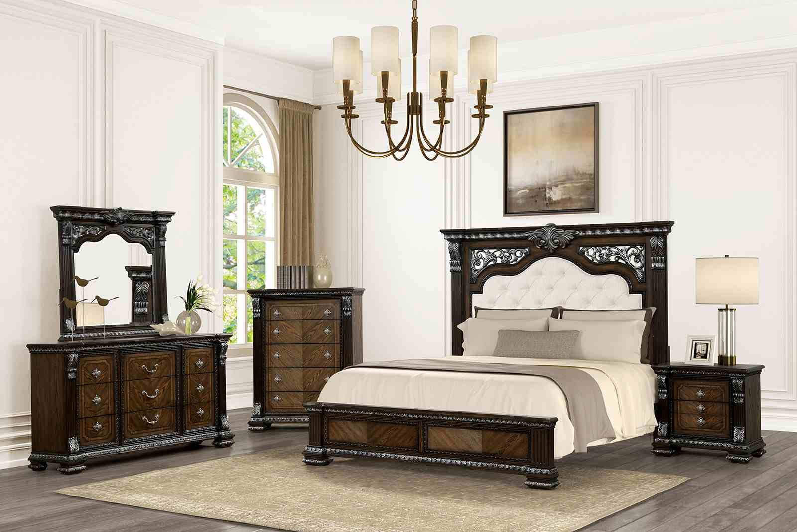 Promenade E.King Bed, Espresso