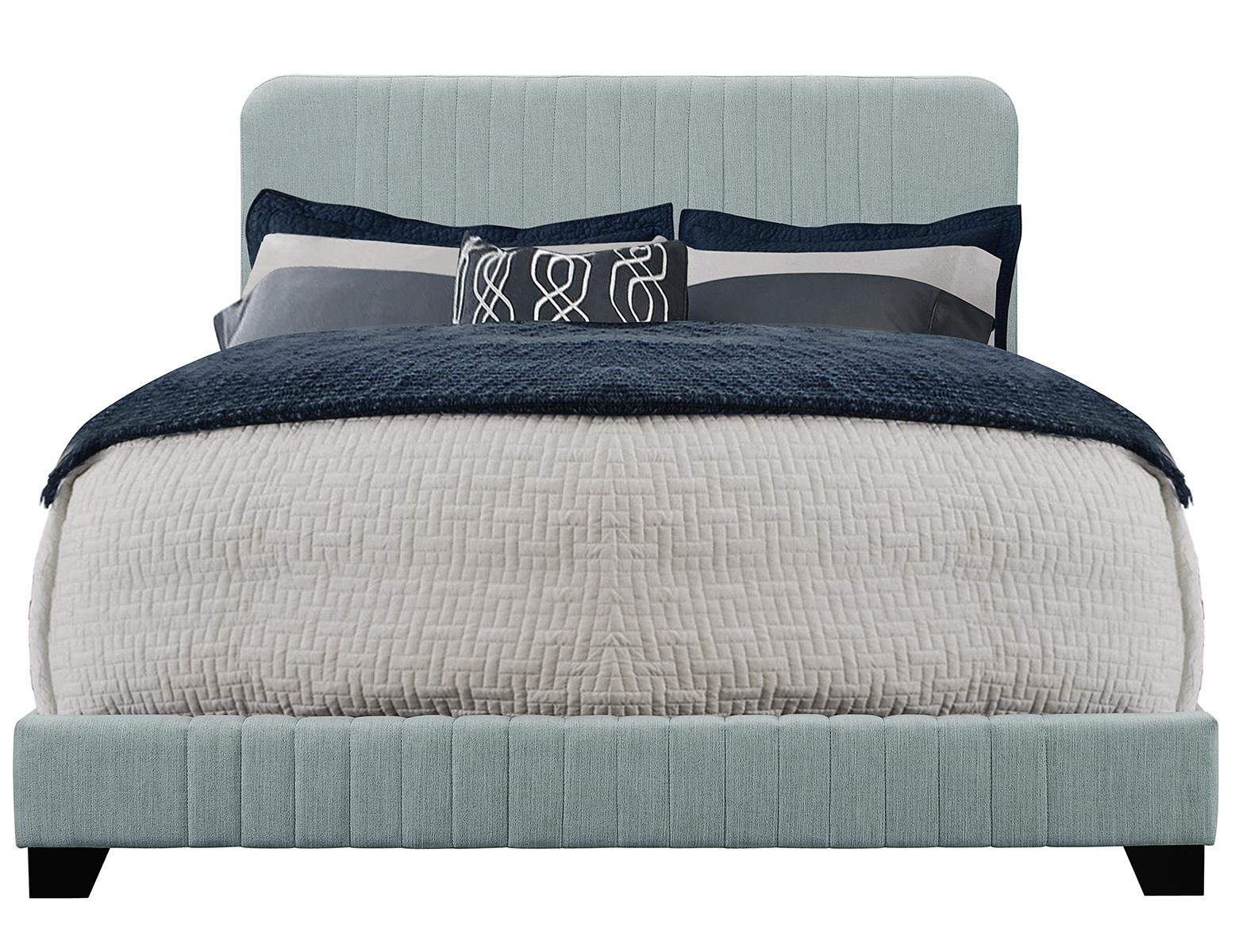 Pulaski ACH All-In-One Queen Channeled Bed in Blue - Image 2