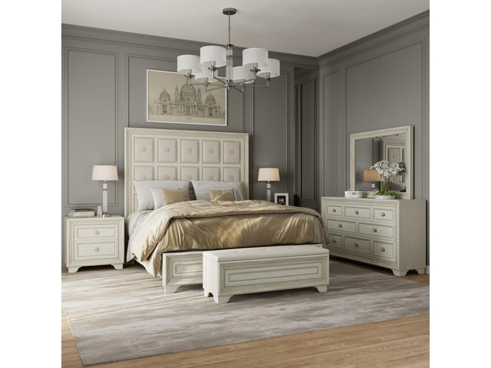 Pulaski Furniture Camila Vanity in Light Wood - Image 5