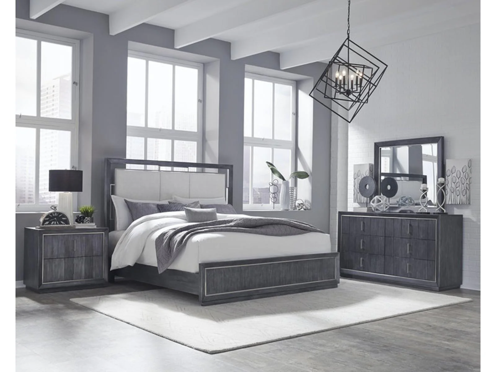 Pulaski Furniture Echo Mirror in Galaxy Black - Image 4