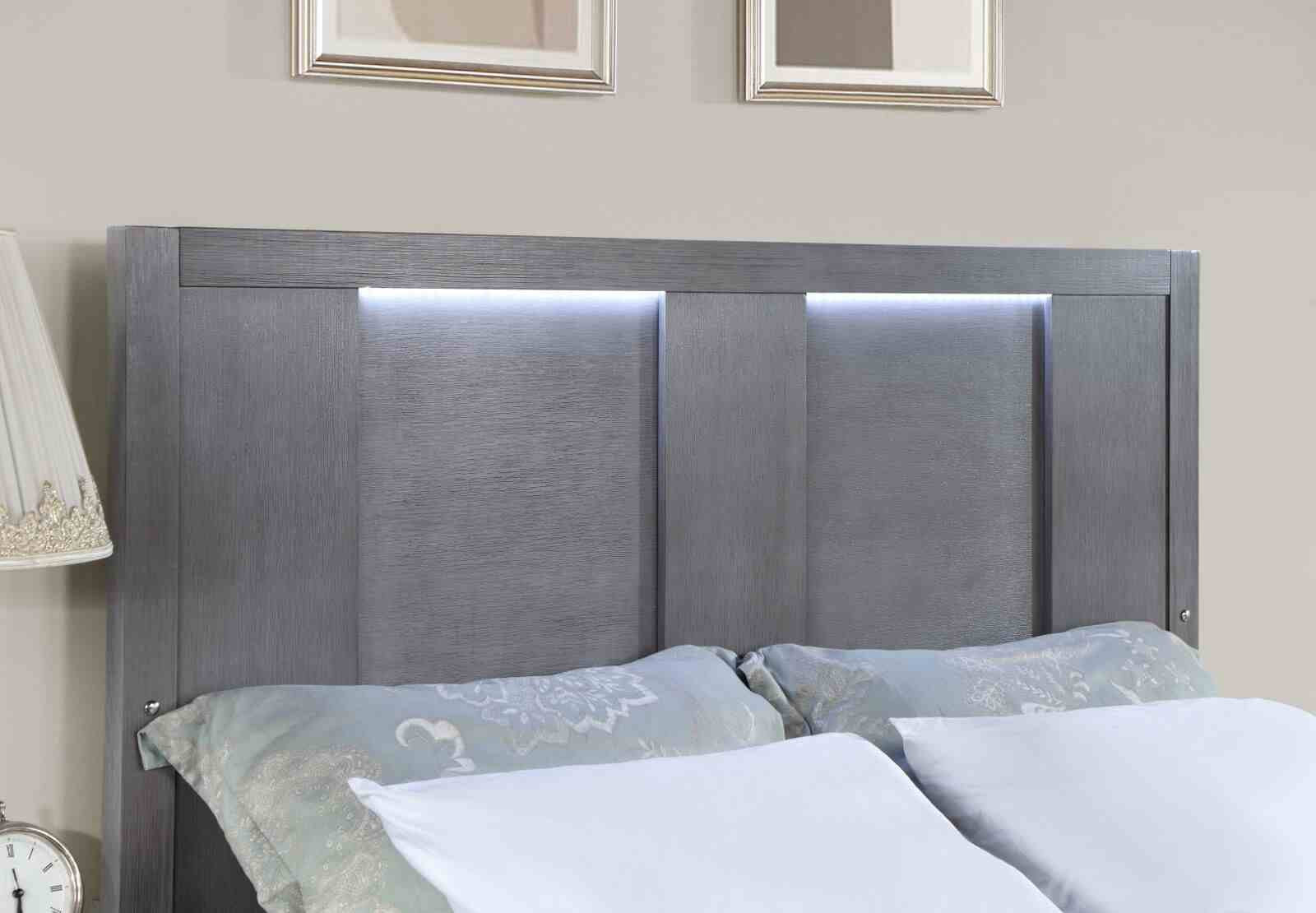 Regulus E.King Bed, Gray - Image 4