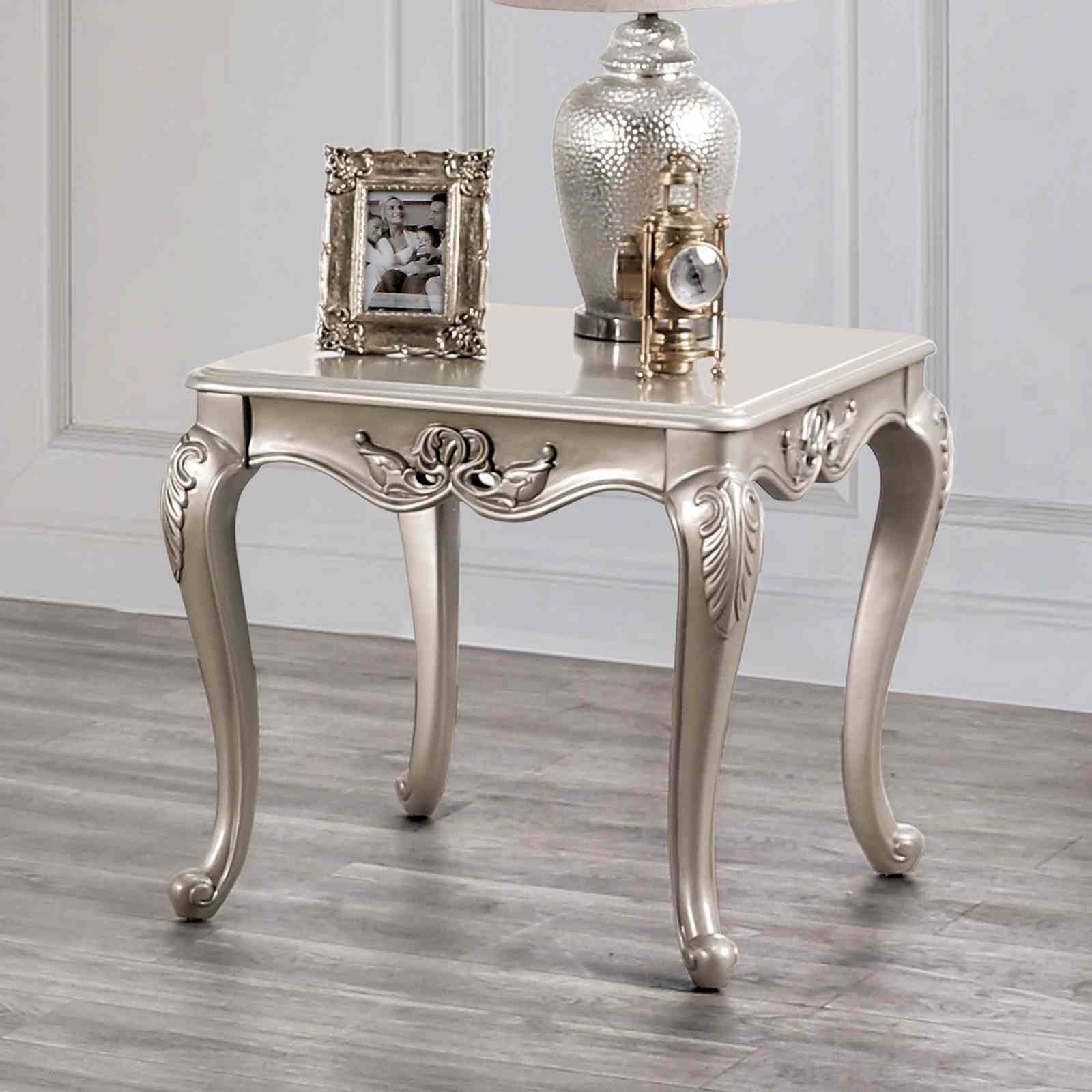 Rochester End Table, Champagne