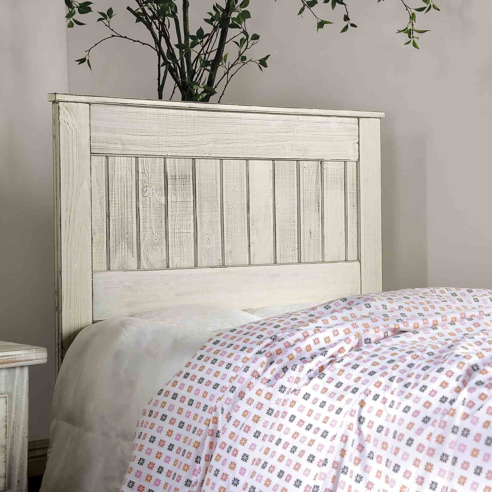 Rockwall Twin Headboard, White