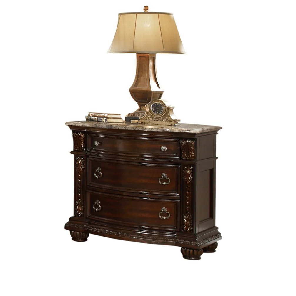Roma 5 Pc Queen Bed Dark Walnut - Image 18