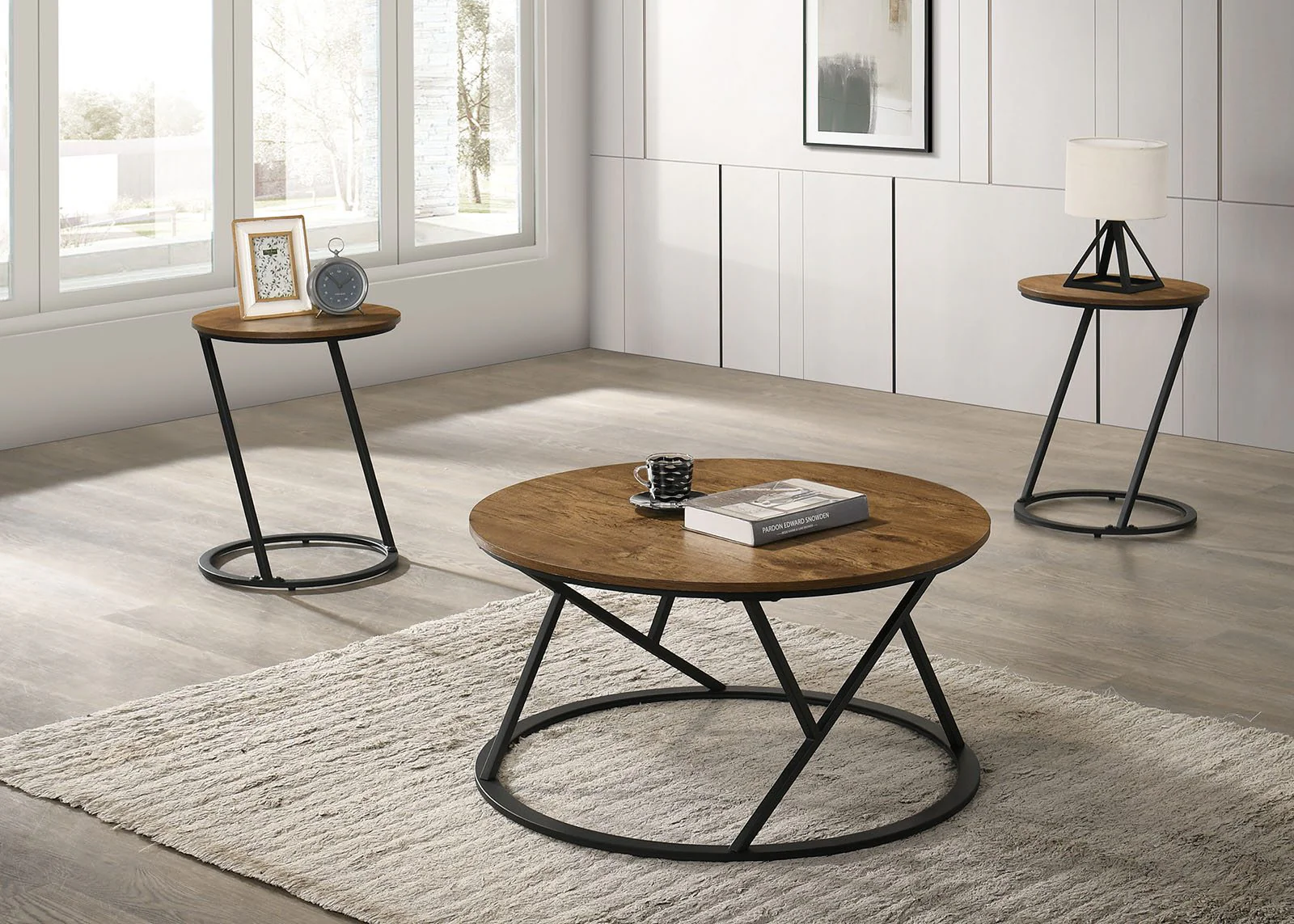 Ronde 3 Pc. Table Set, Natural