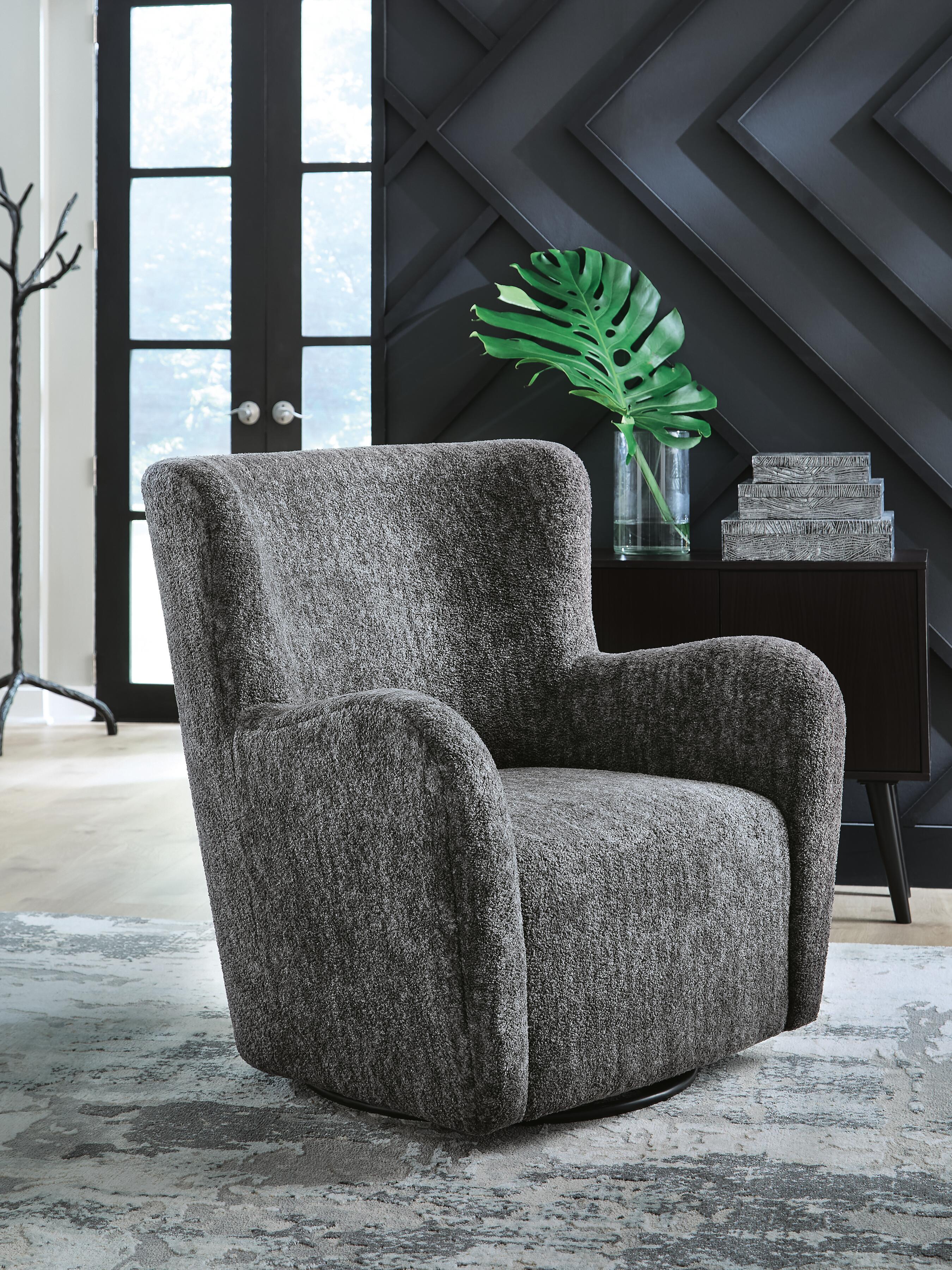 Rowenburg Swivel Glider Accent Chair - Image 9